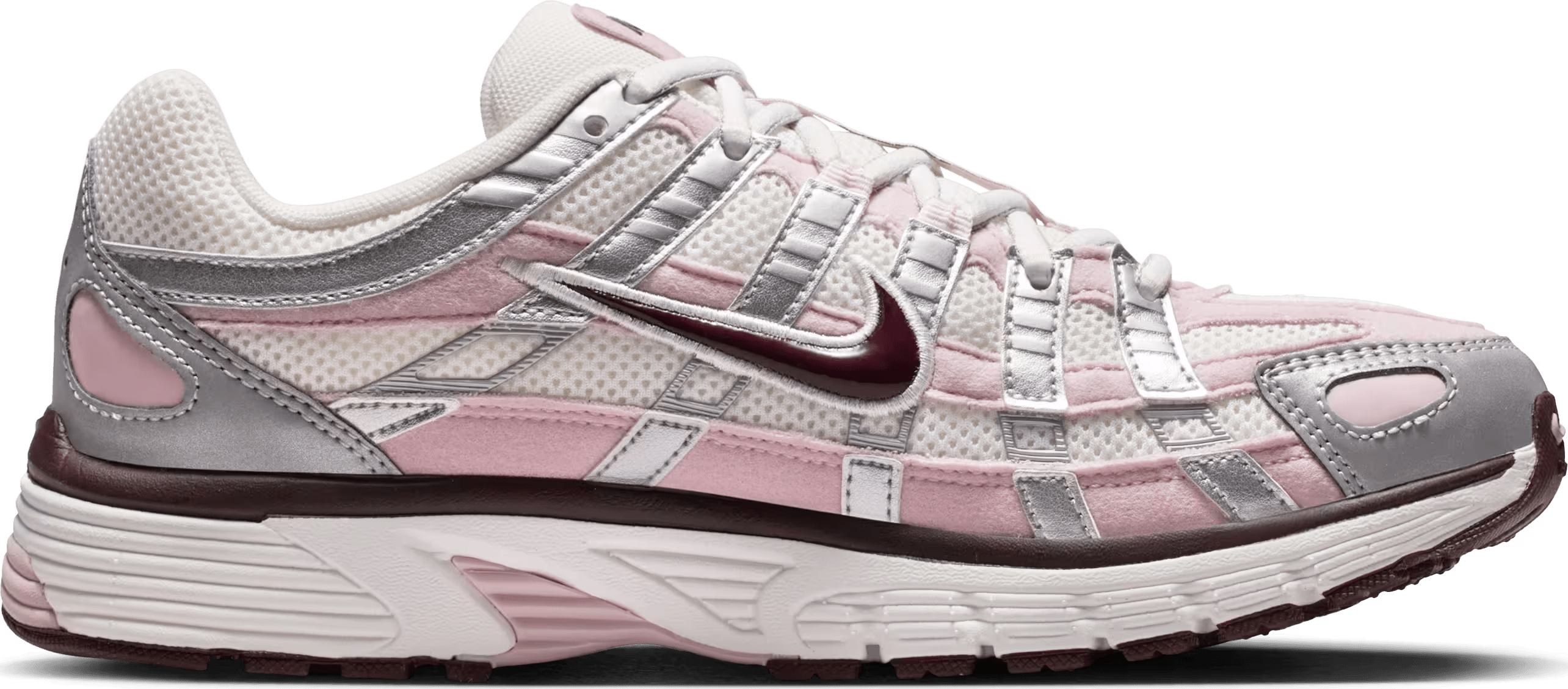 Nike P-6000 "White Chalk Burgundy"