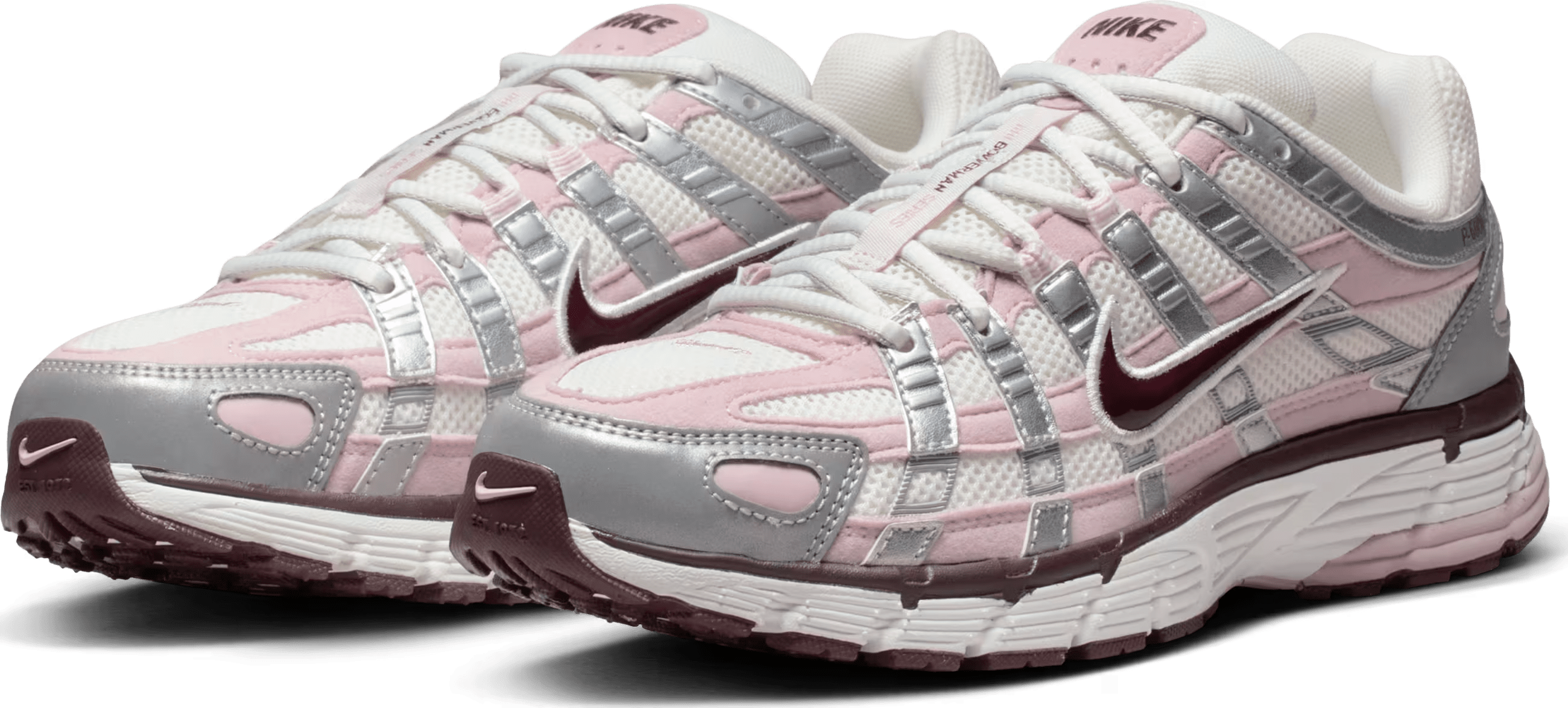Nike P-6000 "White Chalk Burgundy"