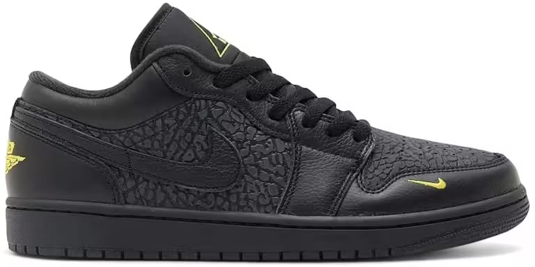 Air Jordan 1 Low "Black Elephant Print"