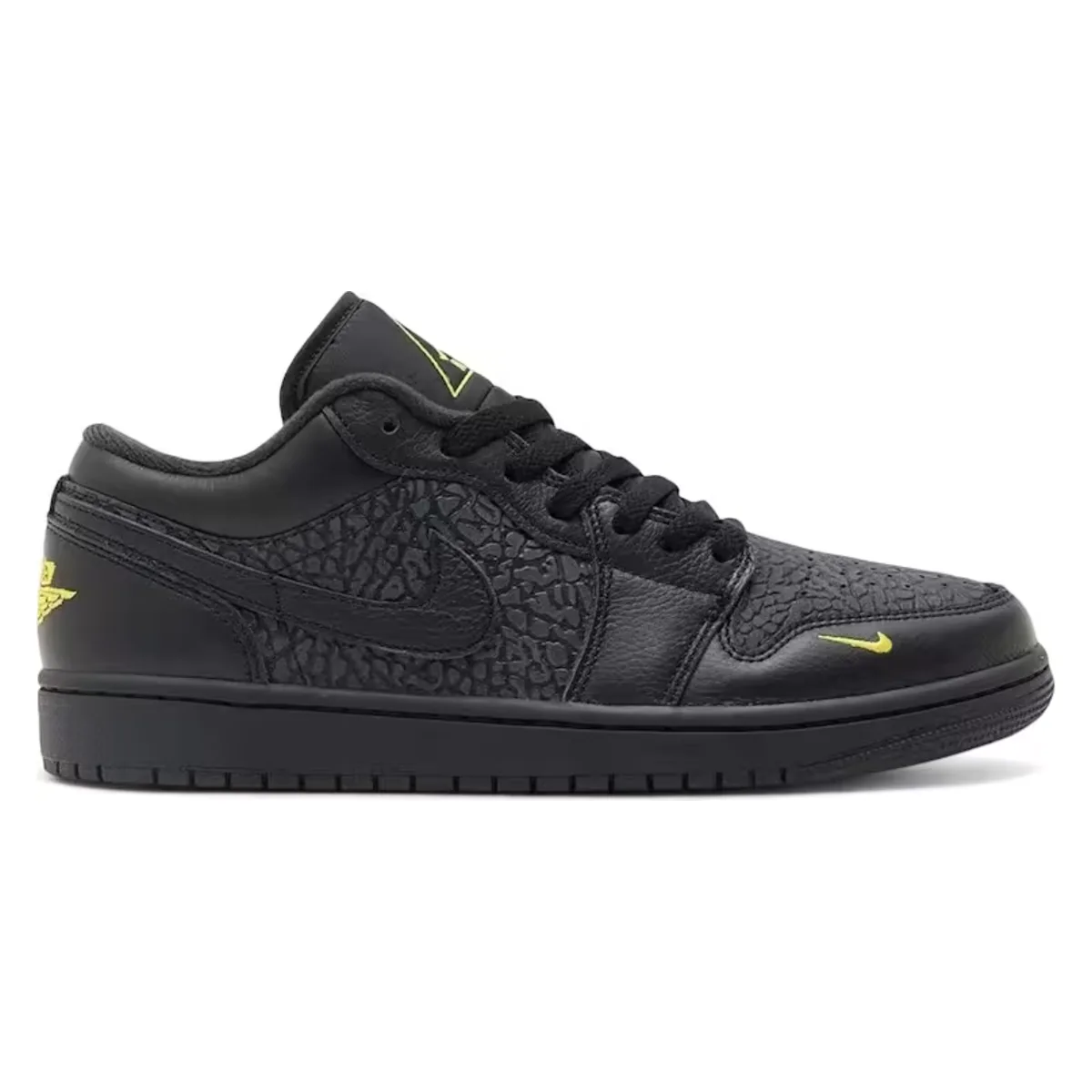 Air Jordan 1 Low "Black Elephant Print"