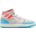 Air Jordan 1 Mid "Sail Hot Lava Blue Chill"