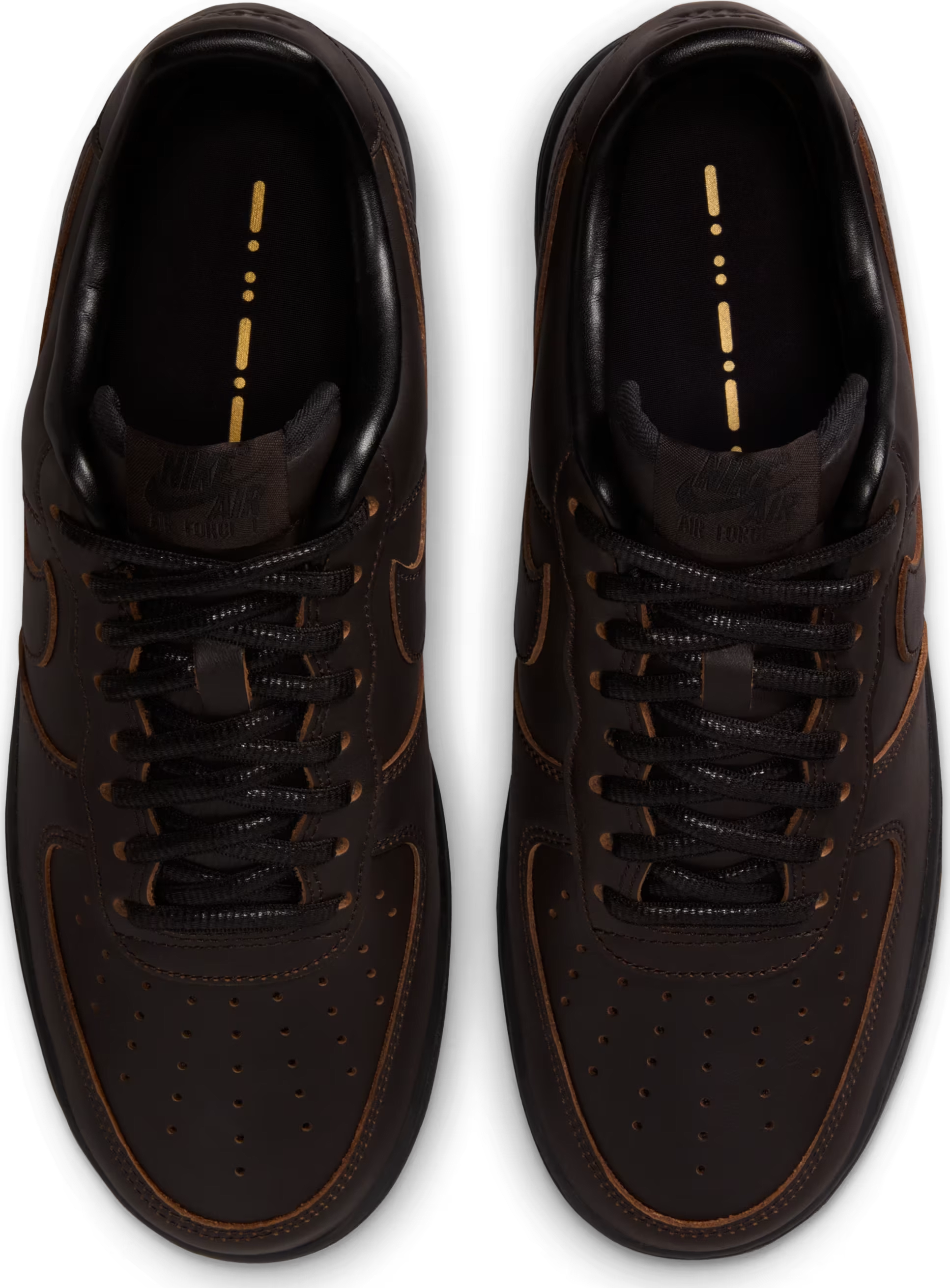 Nike Air Force 1 Low PRM Morse Code "Velvet Brown Black"