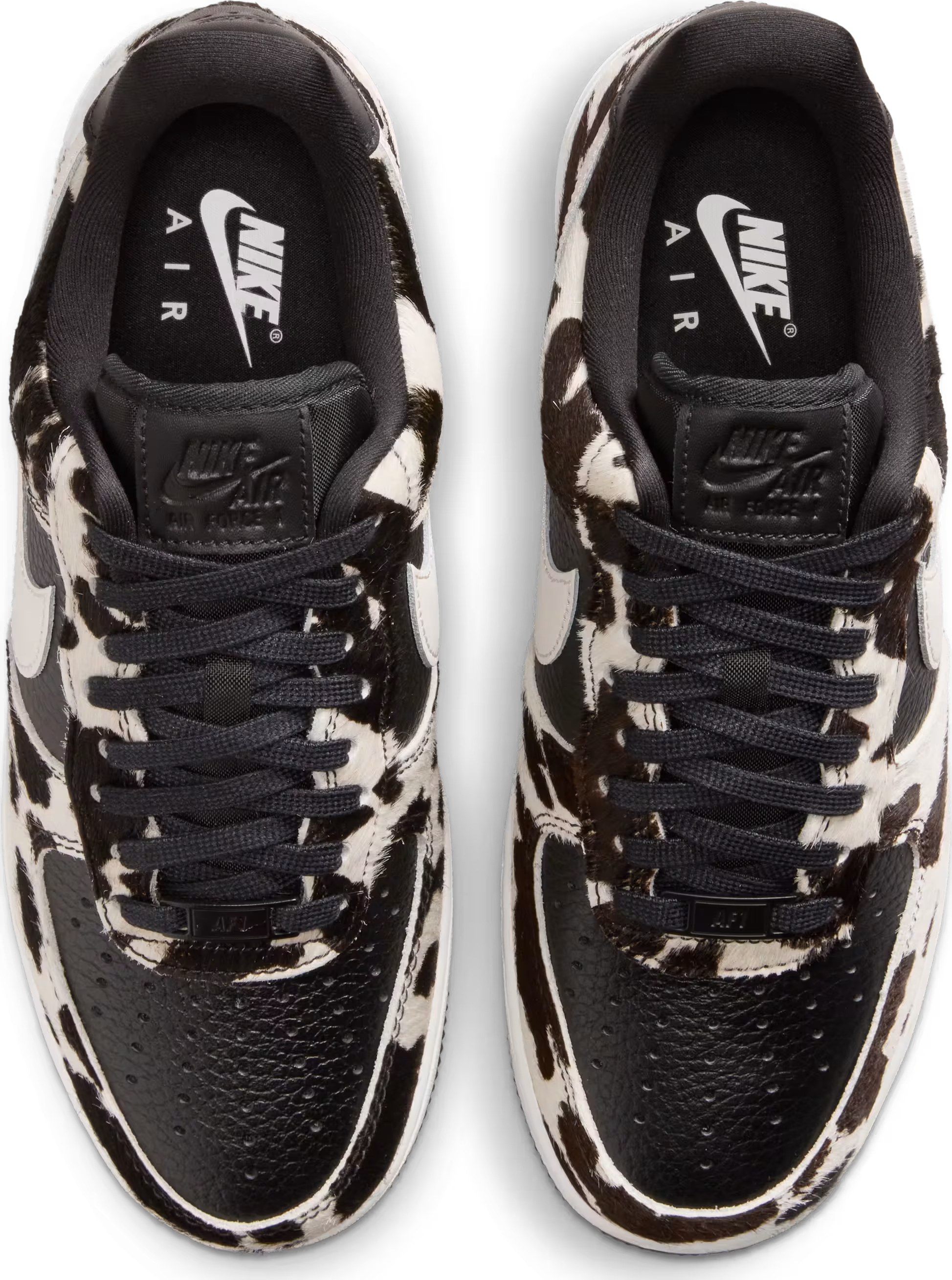 Nike Air Force 1 Low Wmns "Black Cow Print"