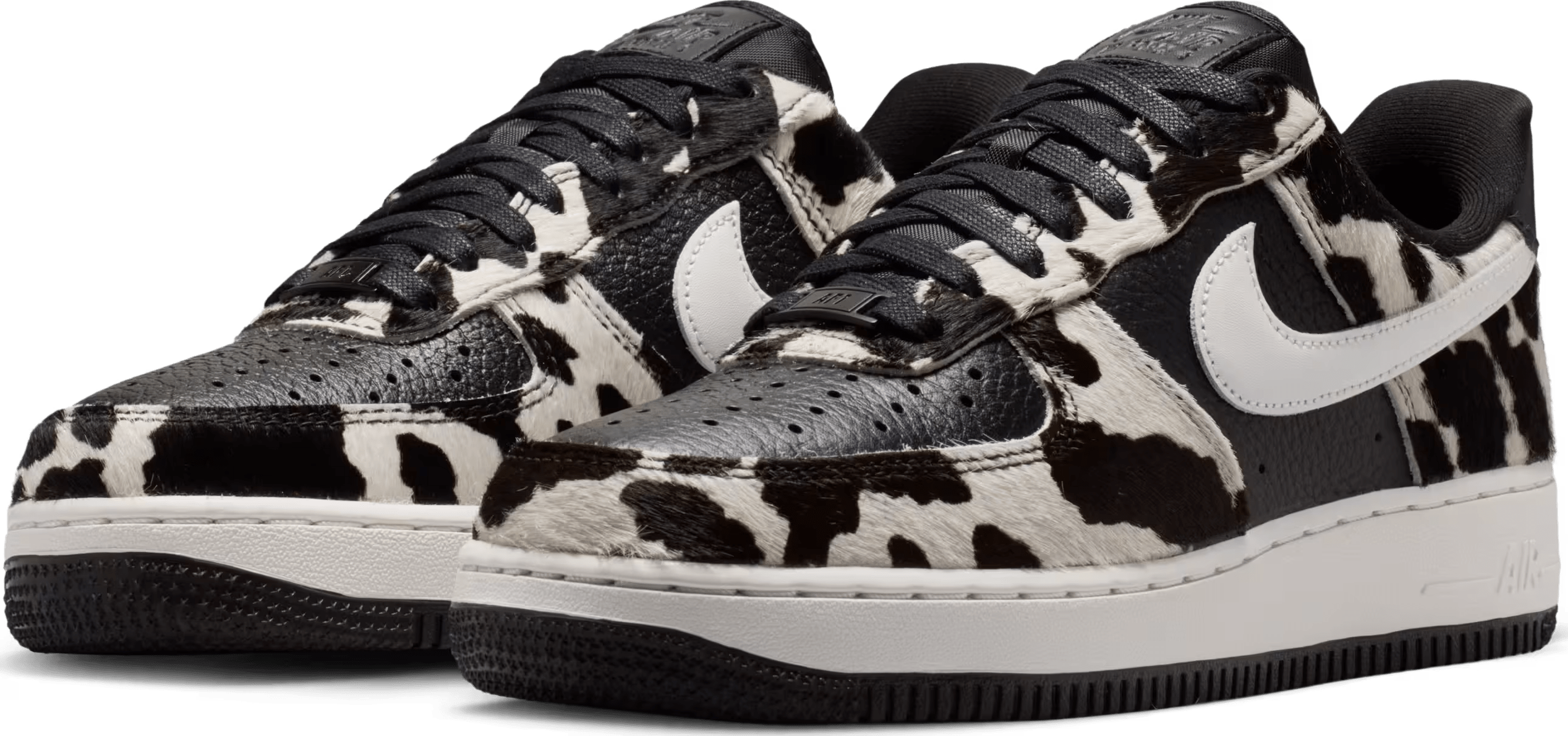 Nike Air Force 1 Low Wmns "Black Cow Print"