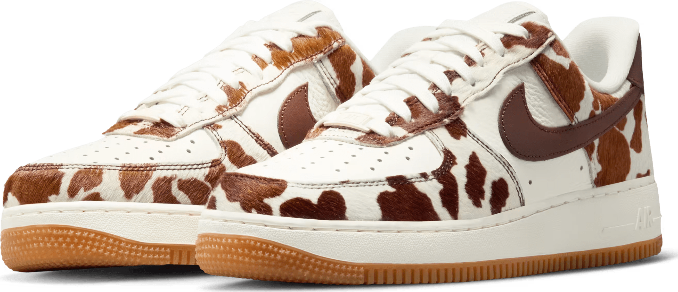 Nike Air Force 1 Low Wmns "Field Brown Cow Print"