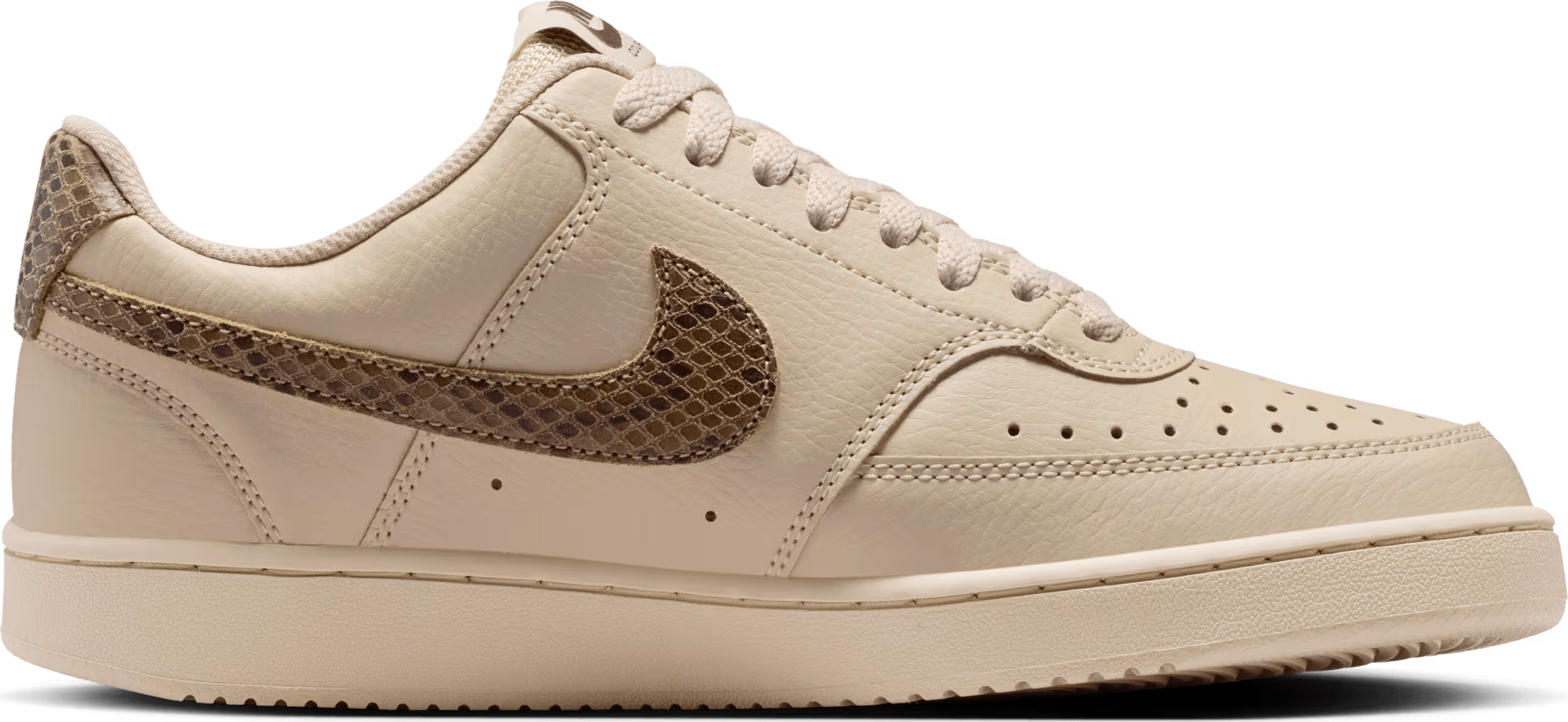 Nike Court Vision Low Premium "Sanddrift Snakeskin"