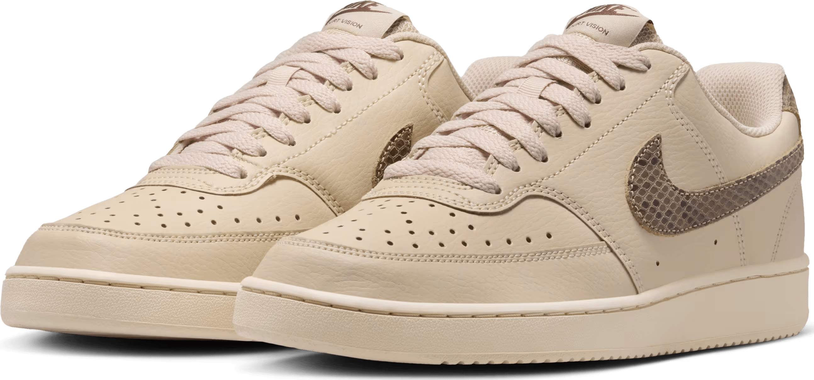 Nike Court Vision Low Premium "Sanddrift Snakeskin"