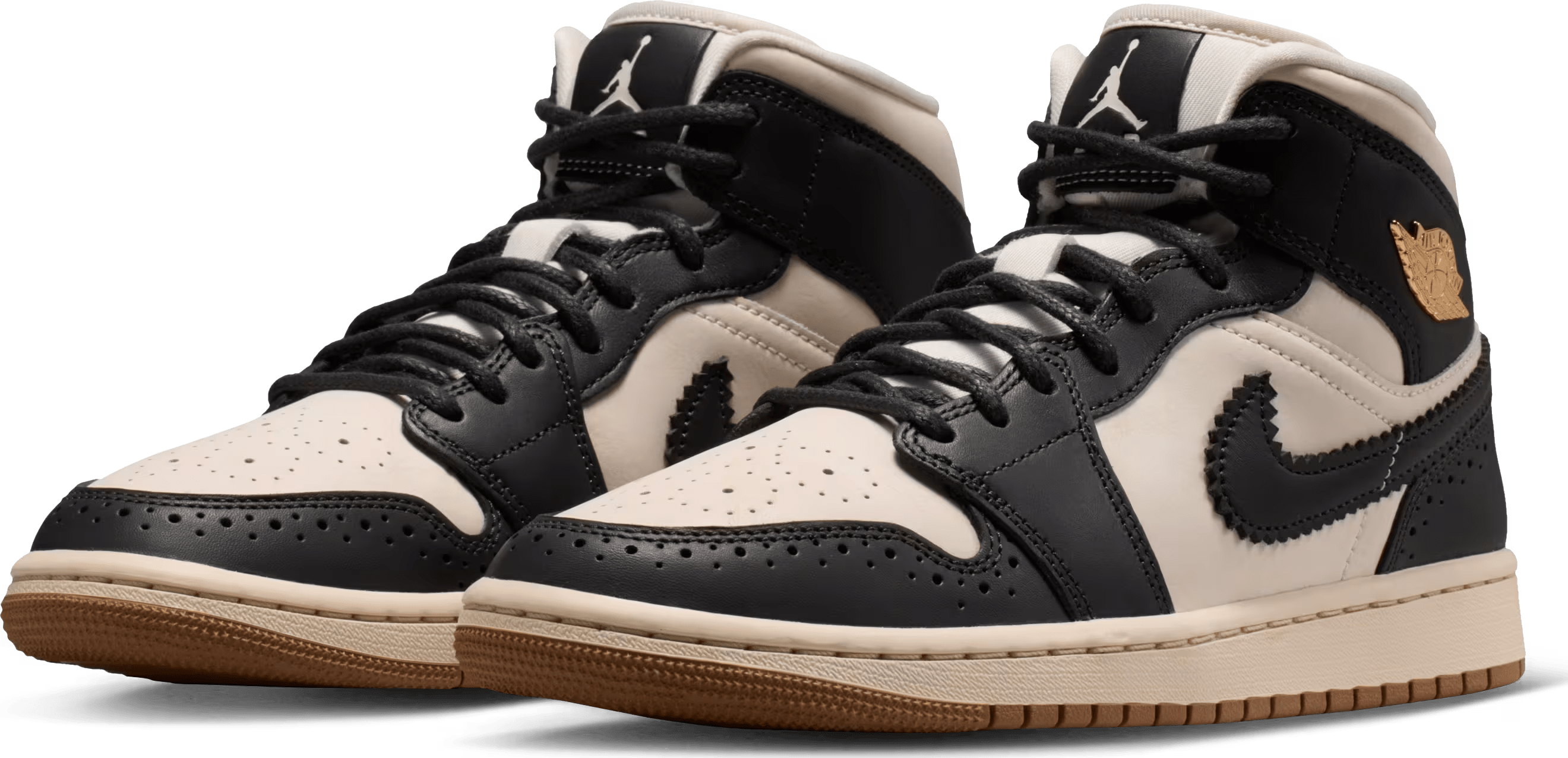 Air Jordan 1 Mid SE Wmns "Off Noir Pearl White"