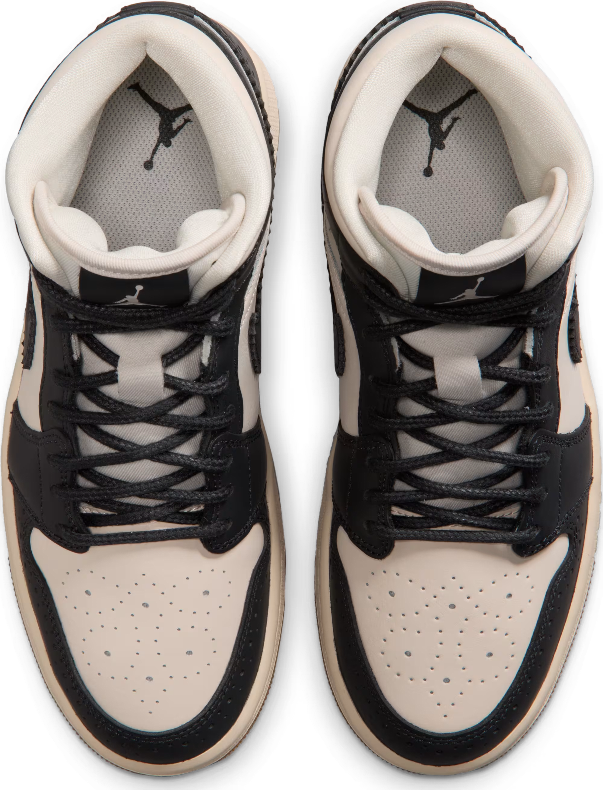 Air Jordan 1 Mid SE Wmns "Off Noir Pearl White"