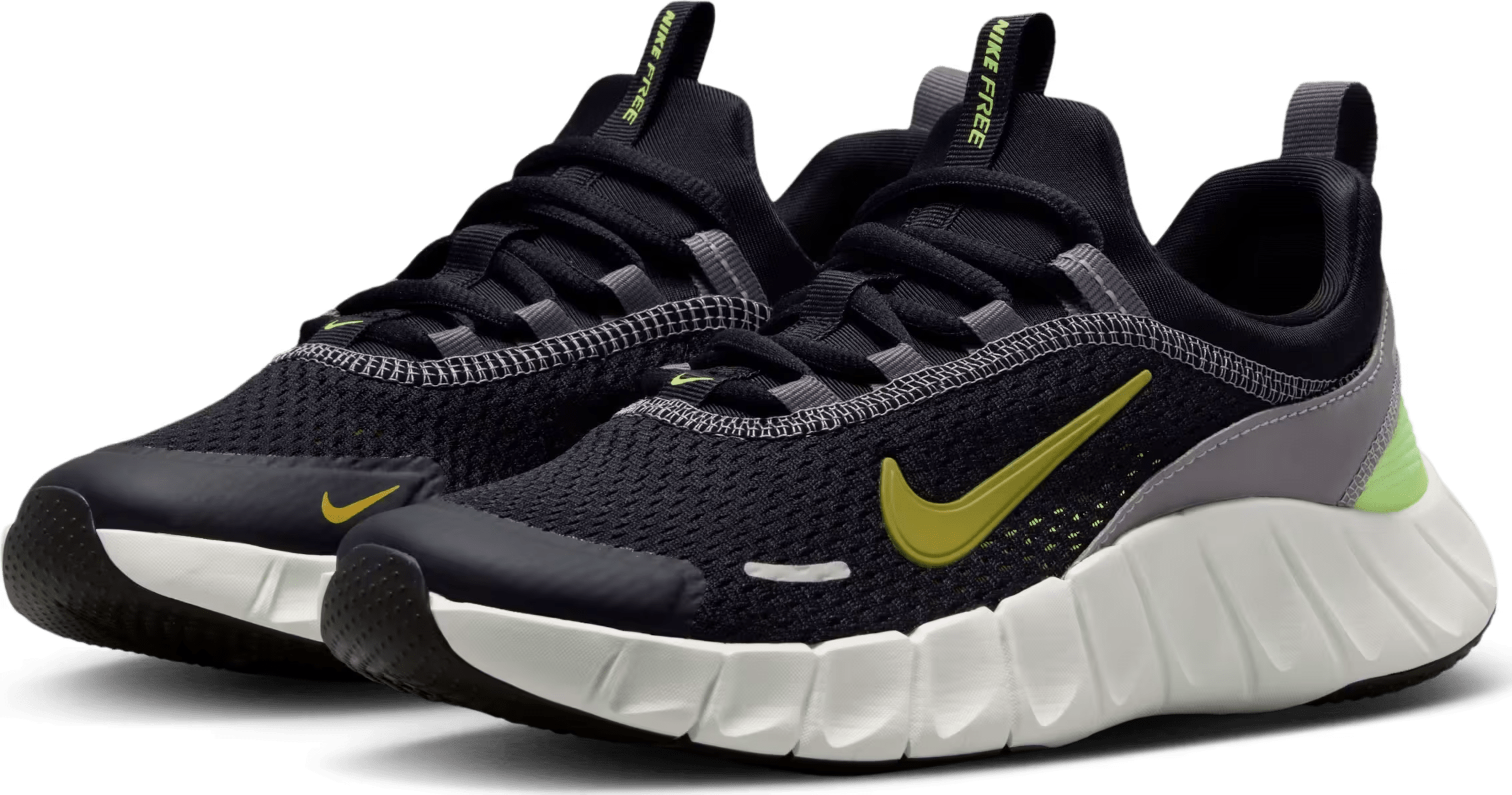 Nike Free Ride Black Volt Ice Saffron Quartz (GS)