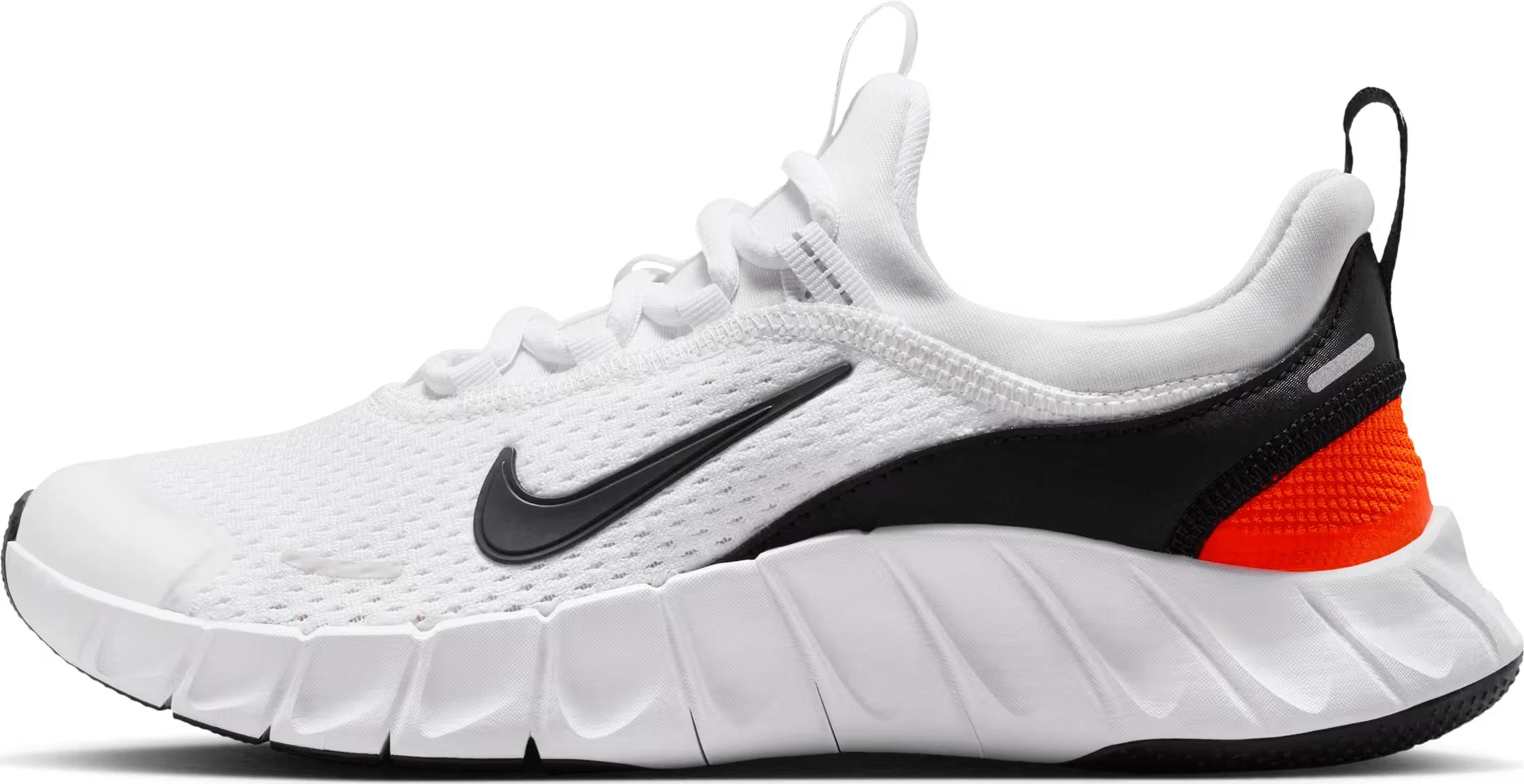 Nike Free Ride White Safety Orange Black (GS)