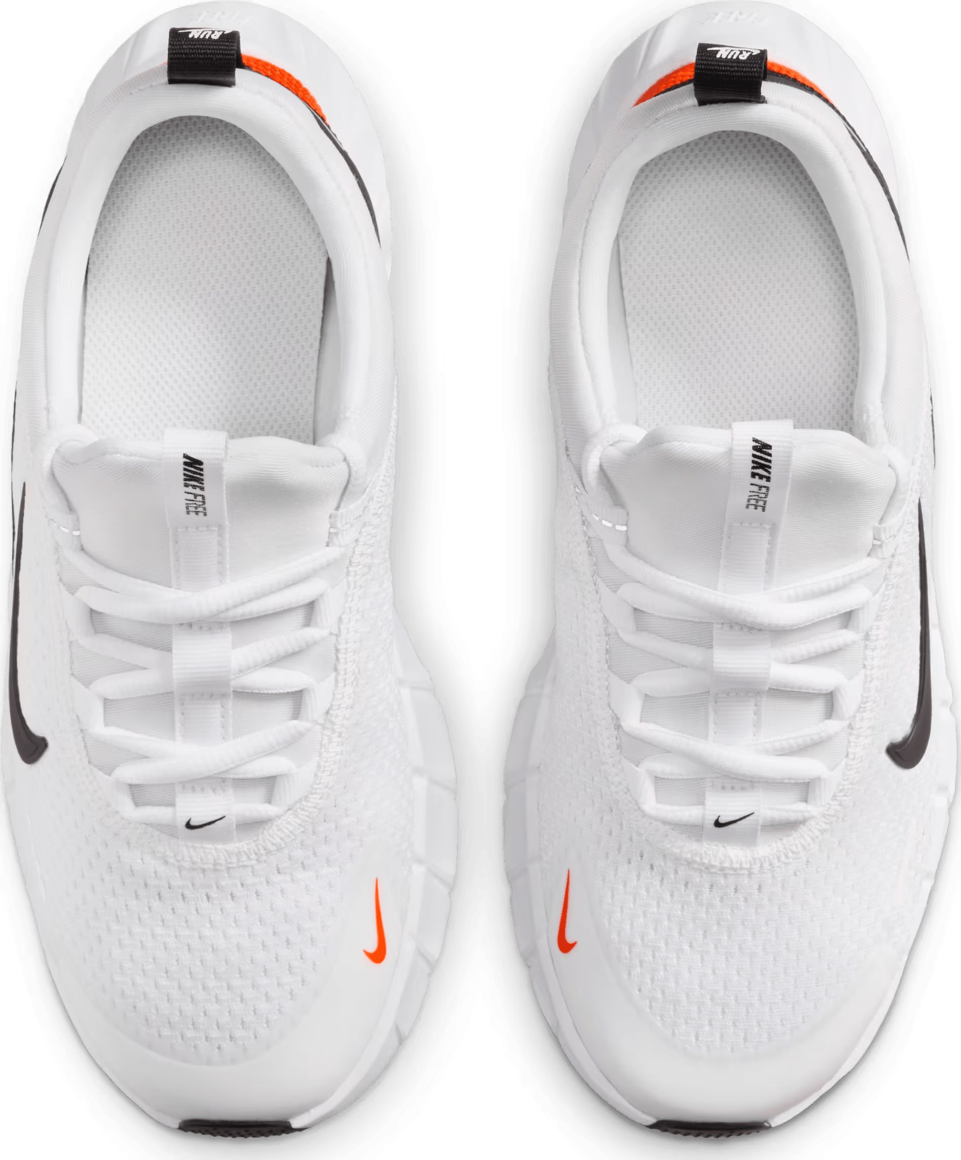 Nike Free Ride White Safety Orange Black (GS)