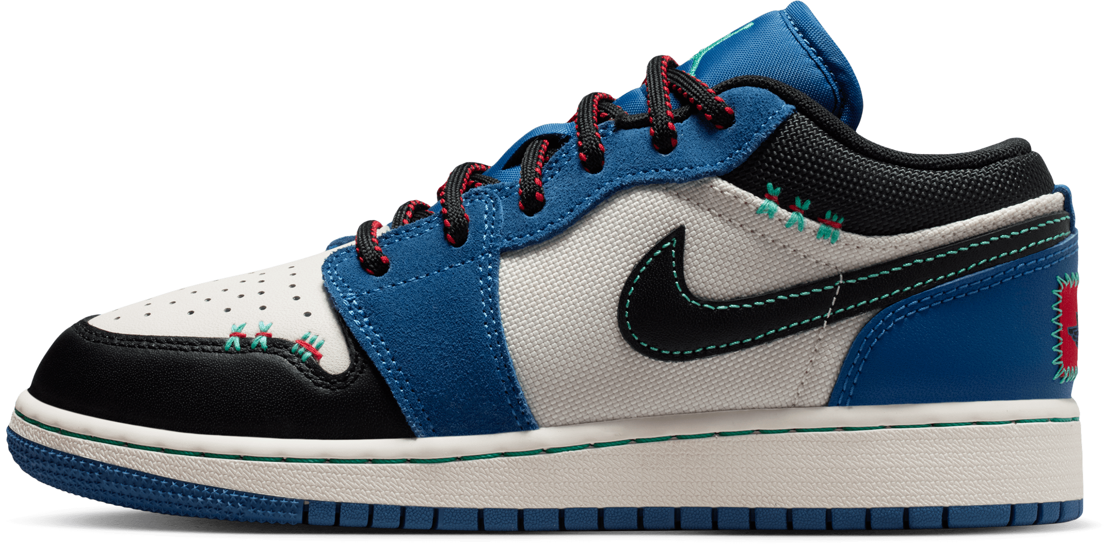Air Jordan 1 Low SE GS "True Blue Black"