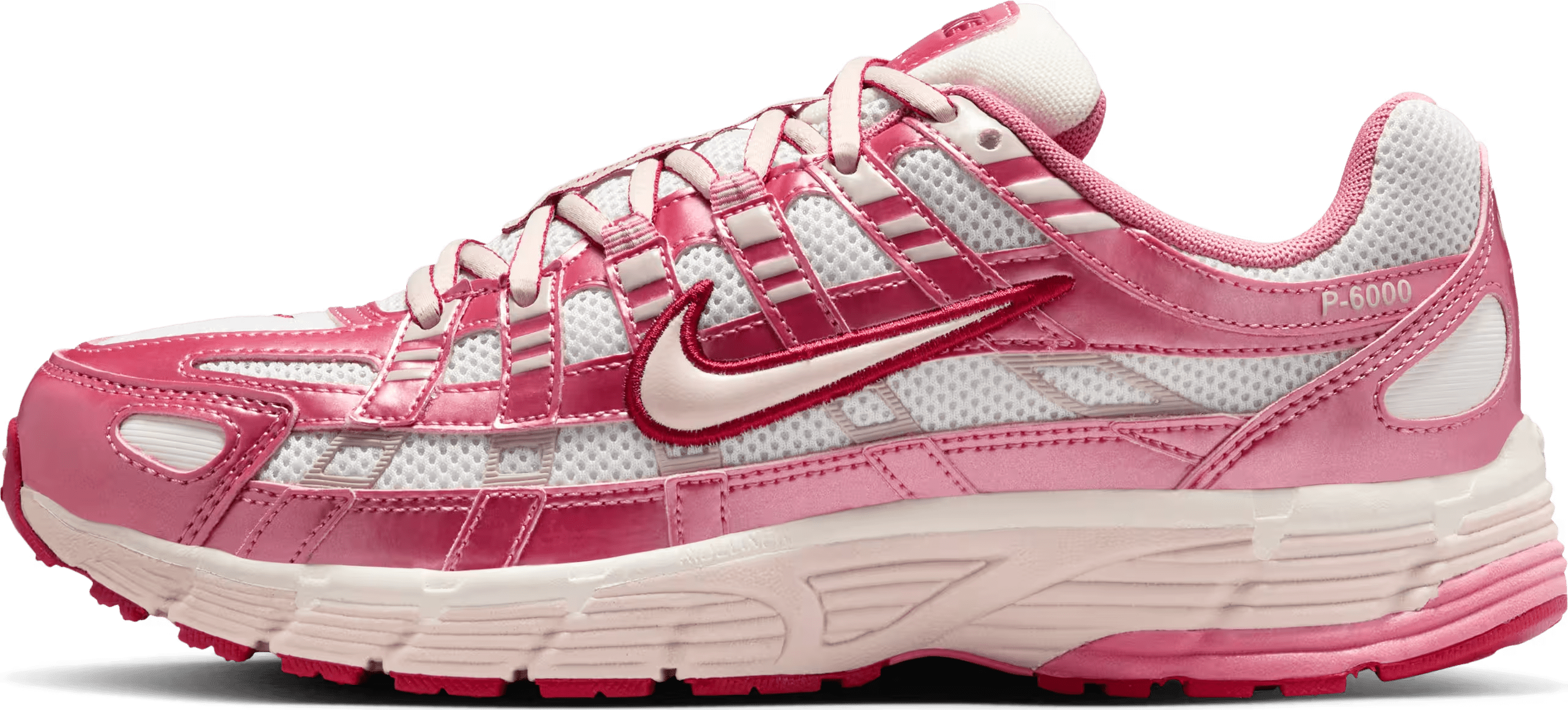 Nike P-6000 "White Silt Red Peony"