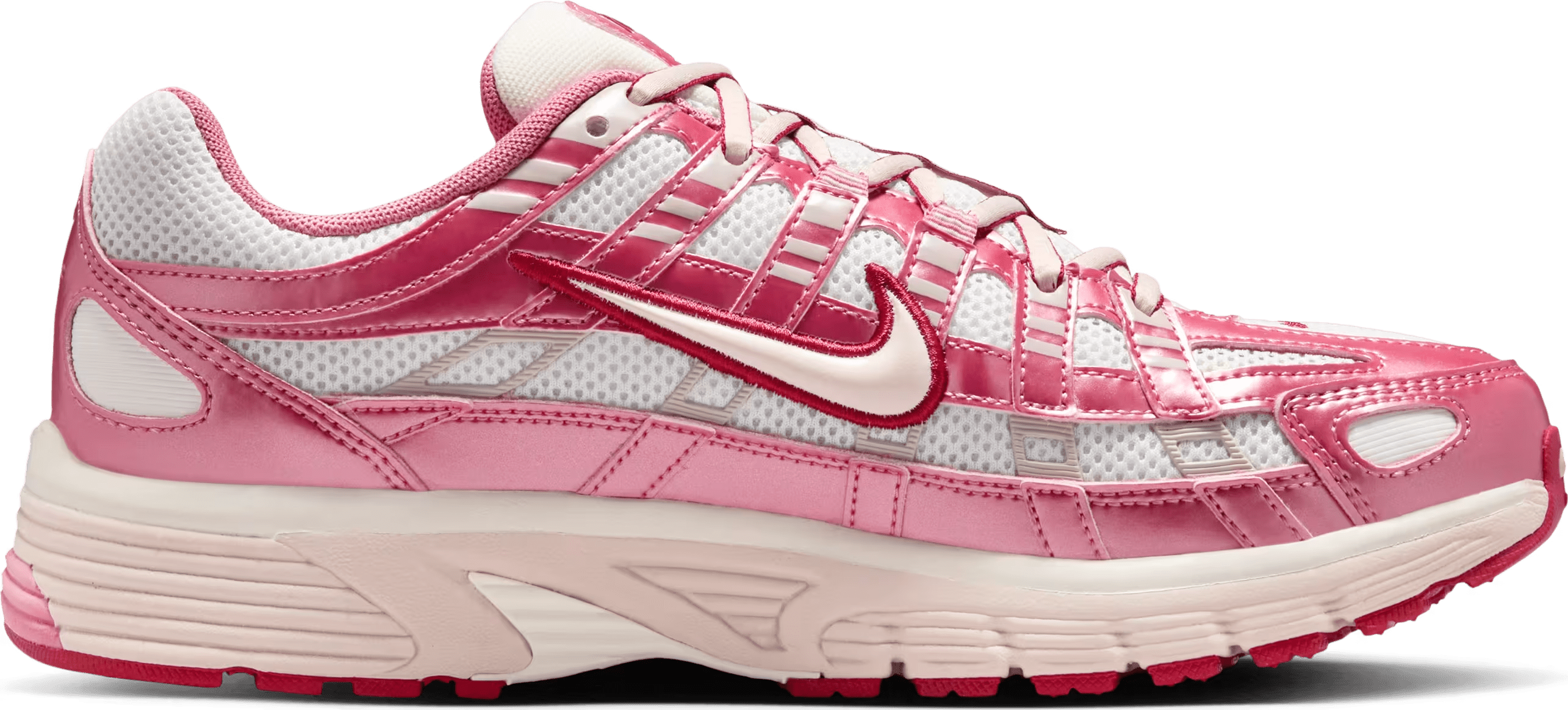 Nike P-6000 "White Silt Red Peony"