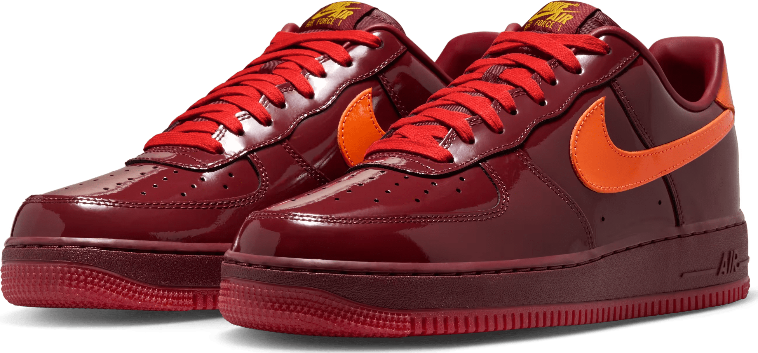 Nike Air Force 1 Low QS Patent "Dark Team Red"