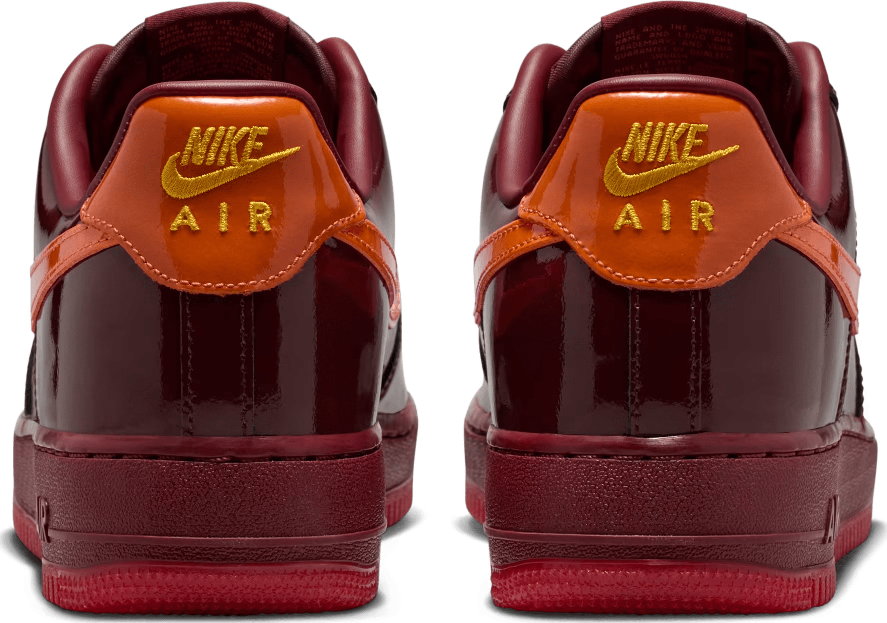 Nike Air Force 1 Low QS Patent "Dark Team Red"