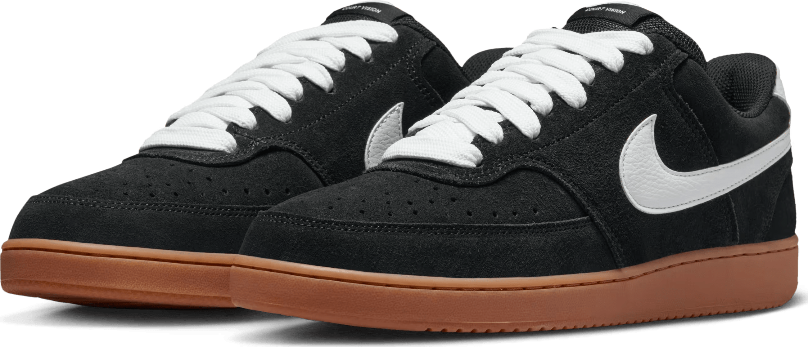 Nike Court Vision Low FL Black White Gum