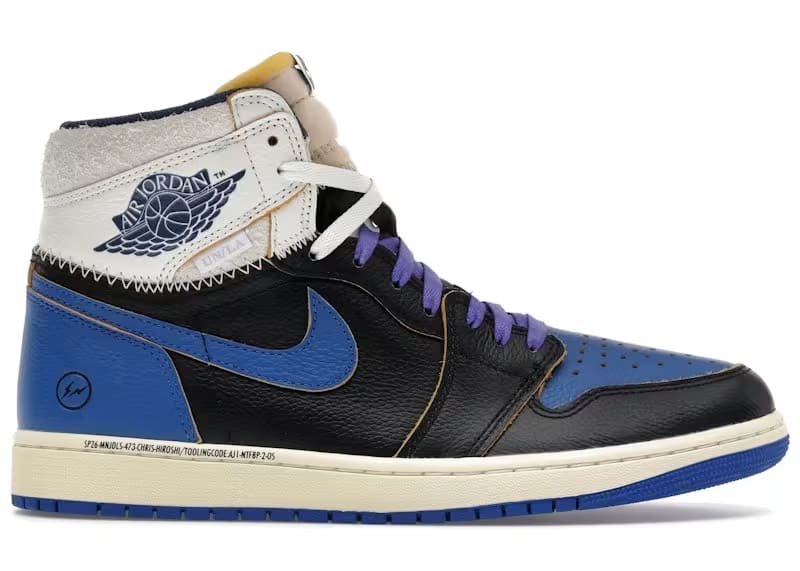 Jordan 1 Retro High OG SP Fragment x Union LA Sport Royal