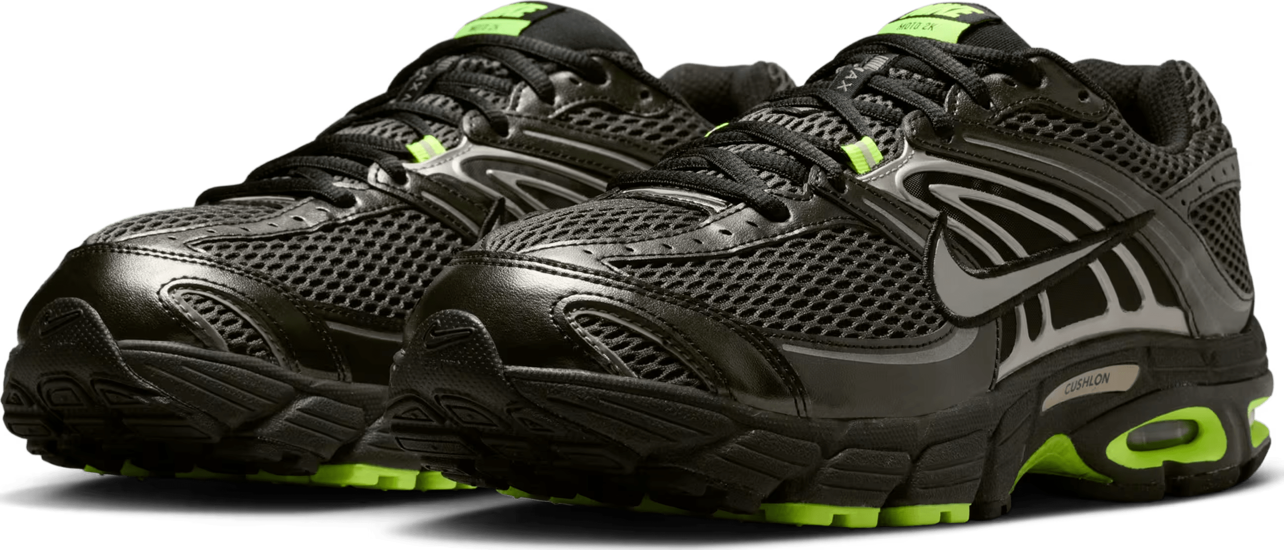 Nike Air Max Moto 2K "Black Volt Metallic Pewter"