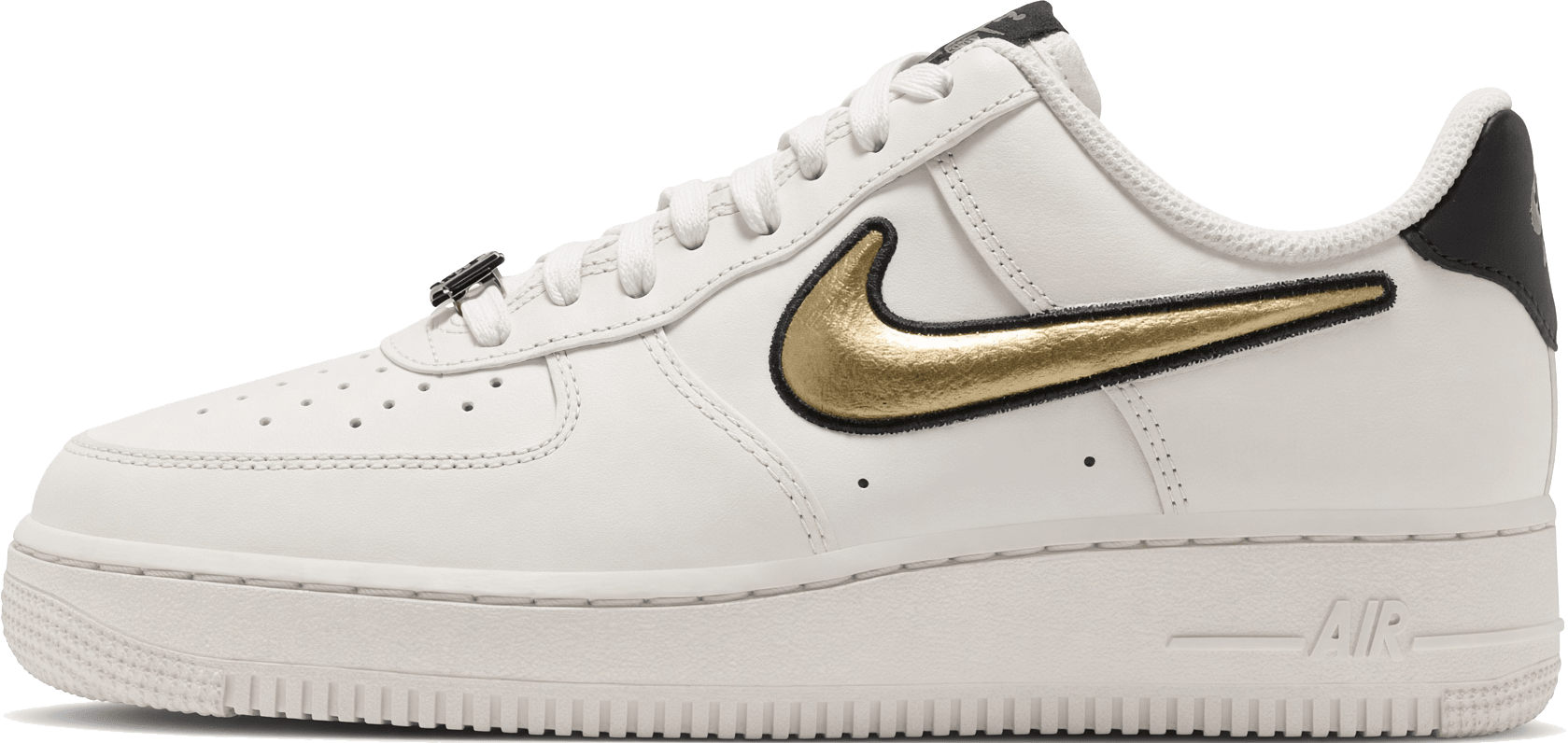 Nike Air Force 1 '07 SE Premium "Sail Black Metallic Gold"