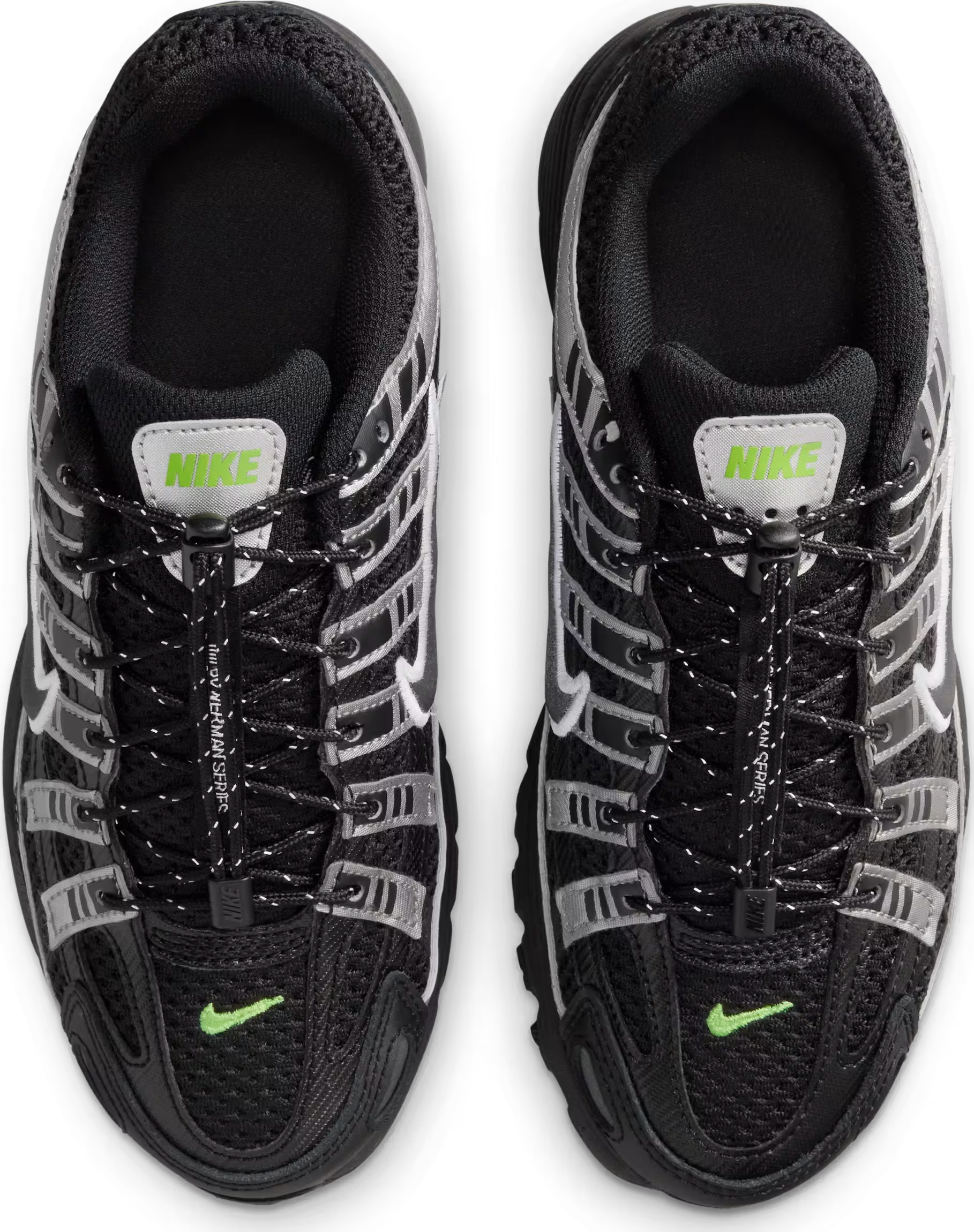 Nike P-6000 Black Metallic Silver Volt Ice (GS)