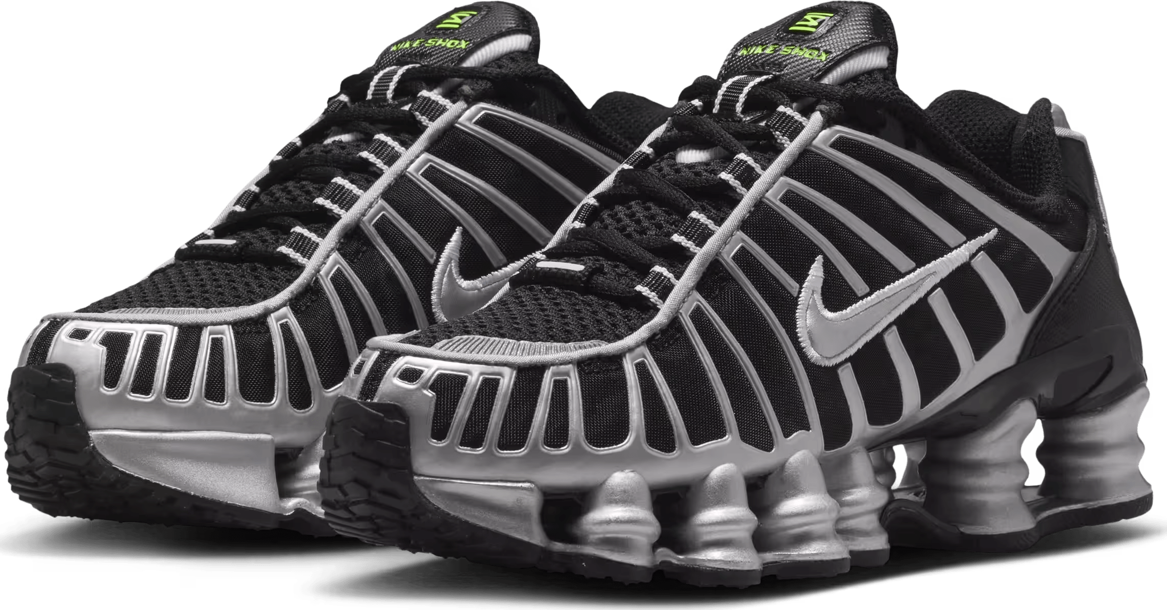 Nike Shox TL Black Volt Metallic Silver (GS)