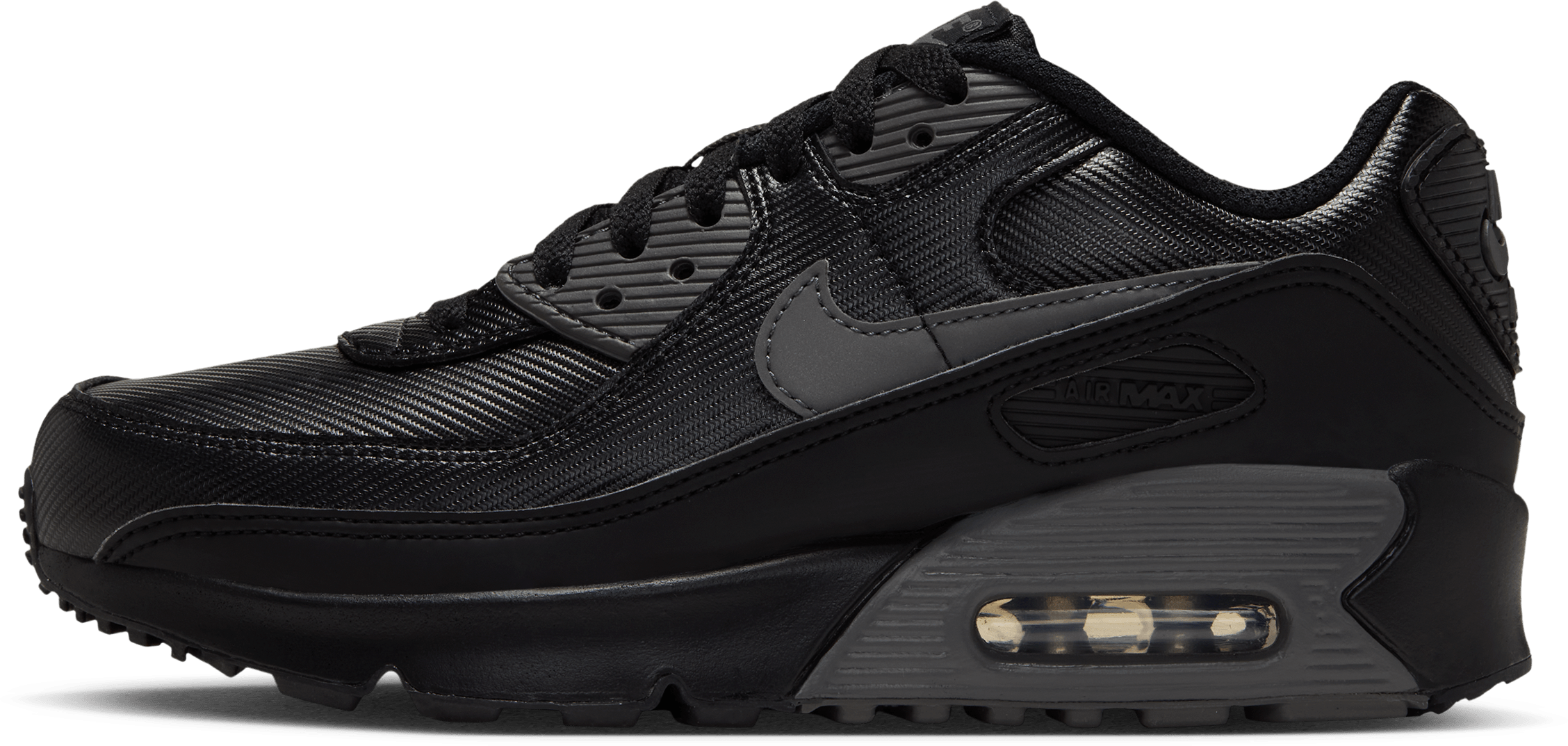 Nike Air Max 90 SE GS "Black Iron Grey"