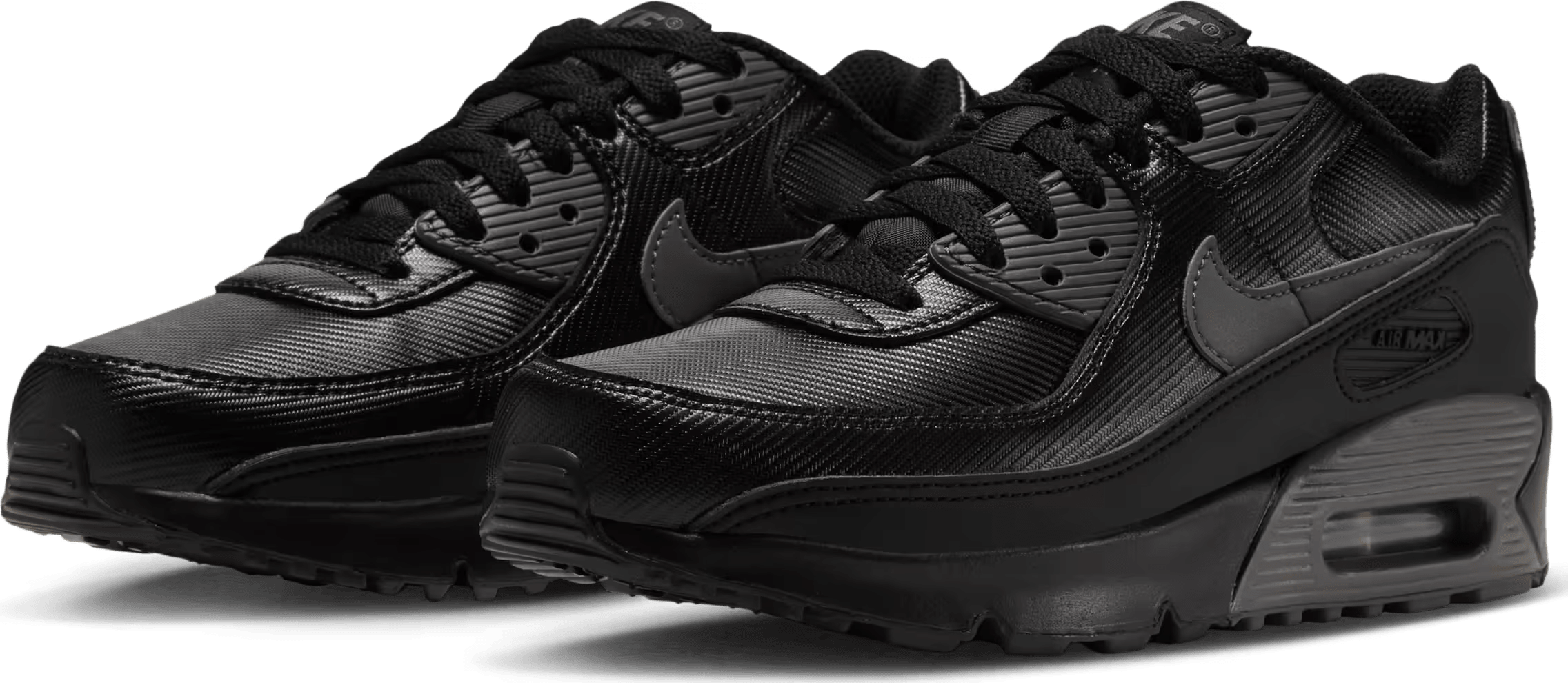 Nike Air Max 90 SE GS "Black Iron Grey"