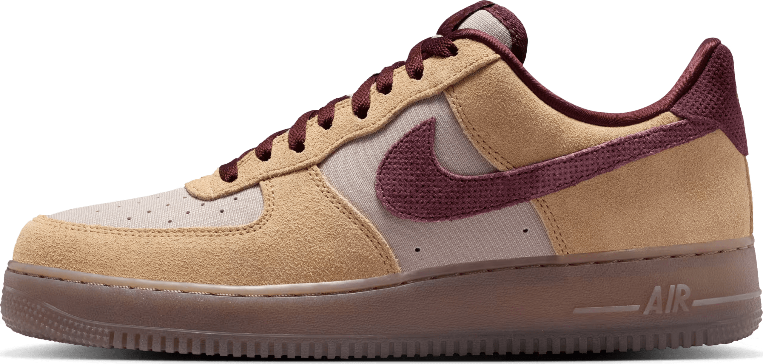 Nike Air Force 1 Low '07 Premium "Linen Moon Particle Burgundy"