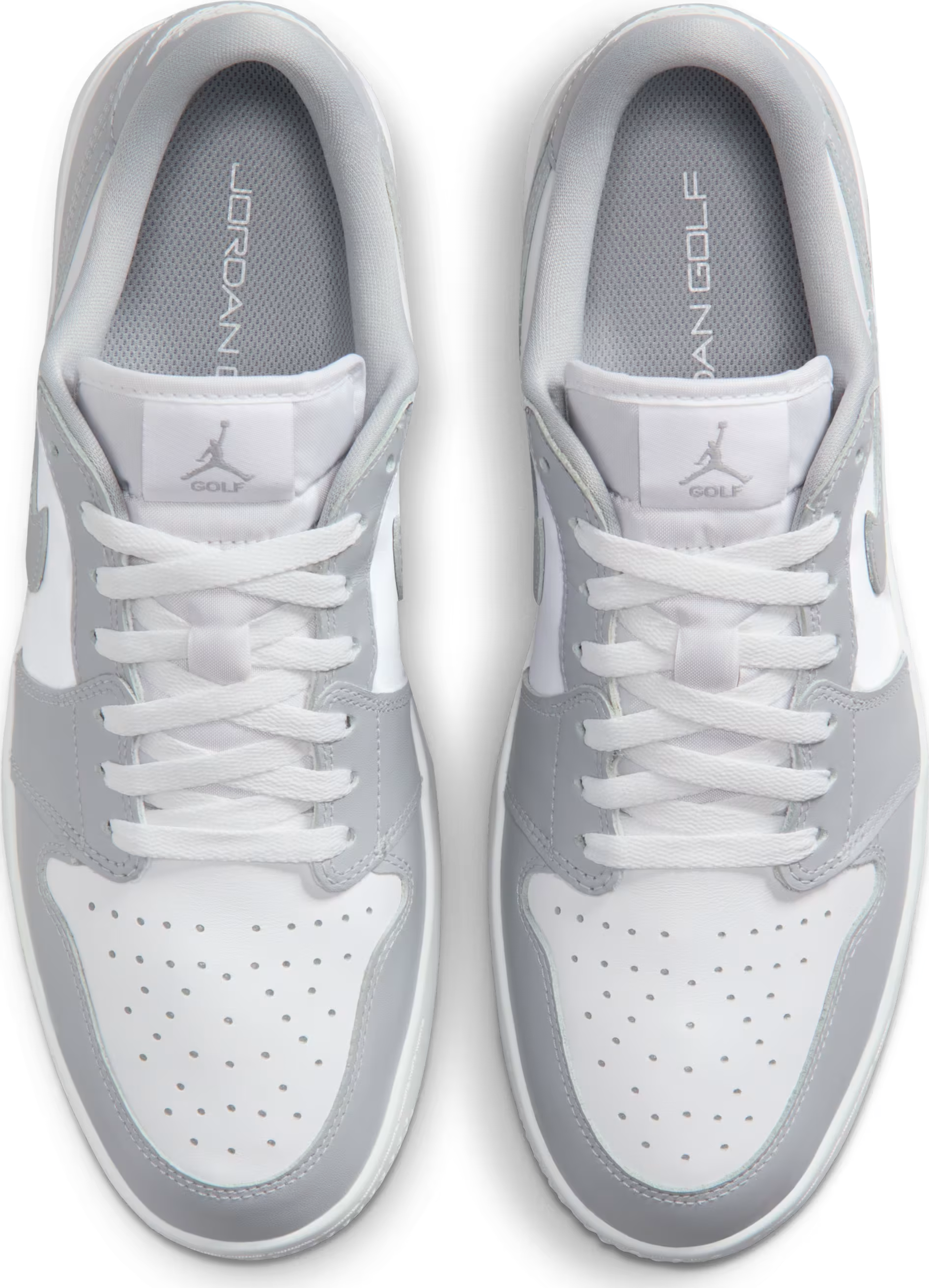 Air Jordan 1 Low G golf met spikes "Wolf Grey"