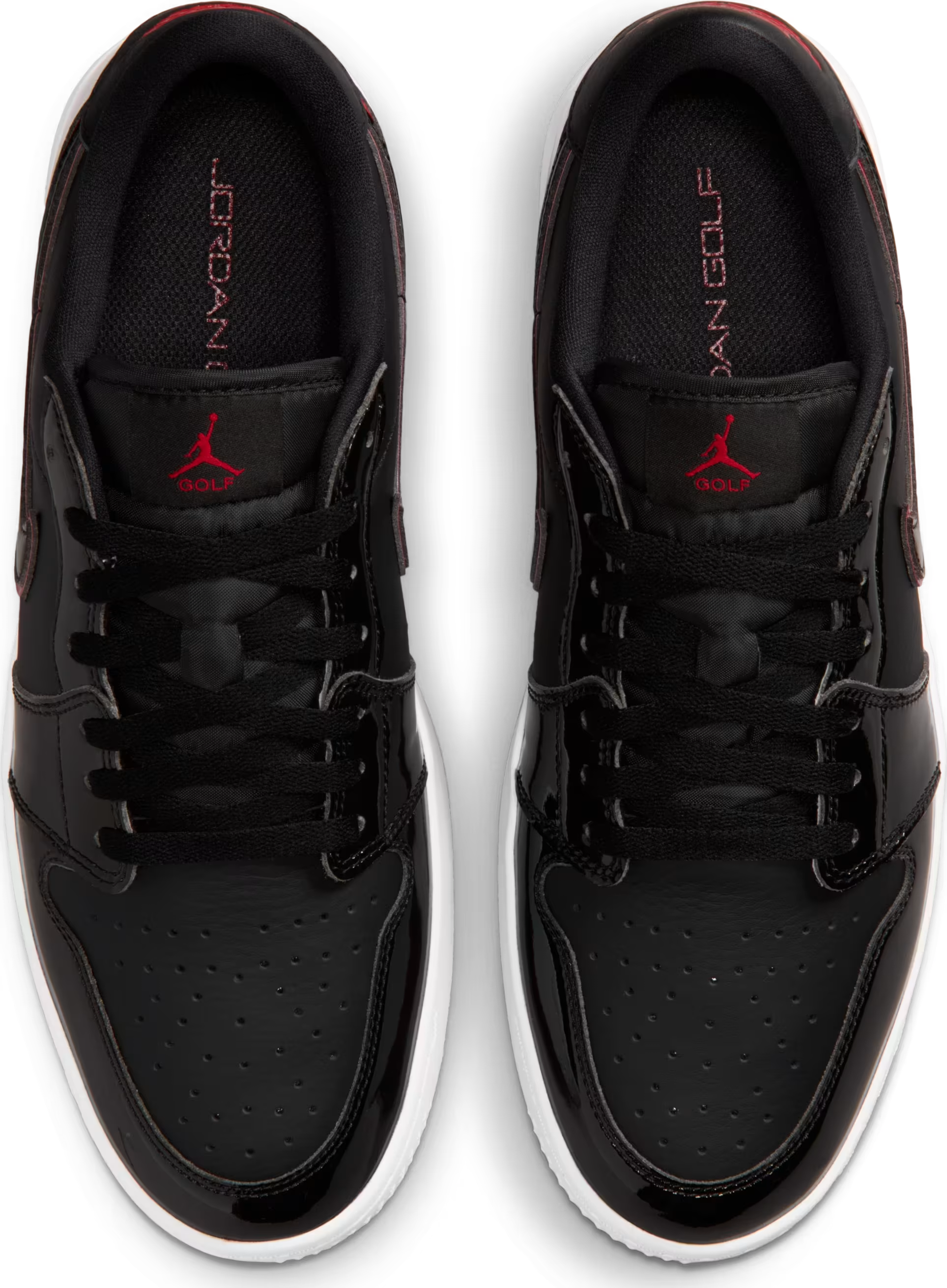 Jordan 1 Retro Low Golf "Bred Black Patent"