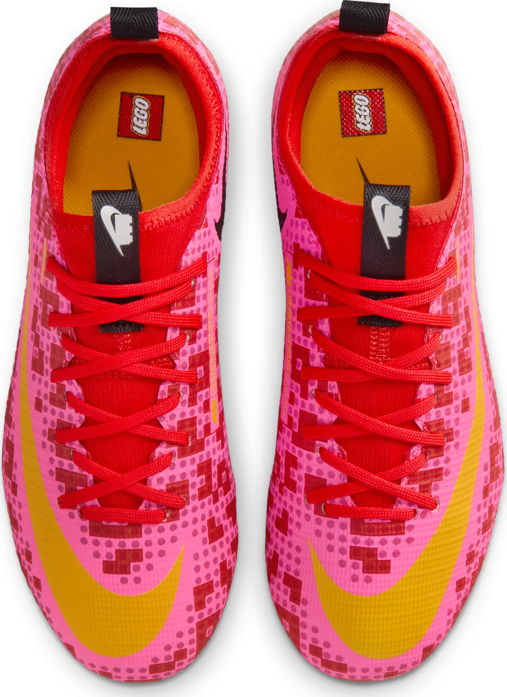 LEGO x Nike Jr. Mercurial Vapor Academy GS "Rush Red"
