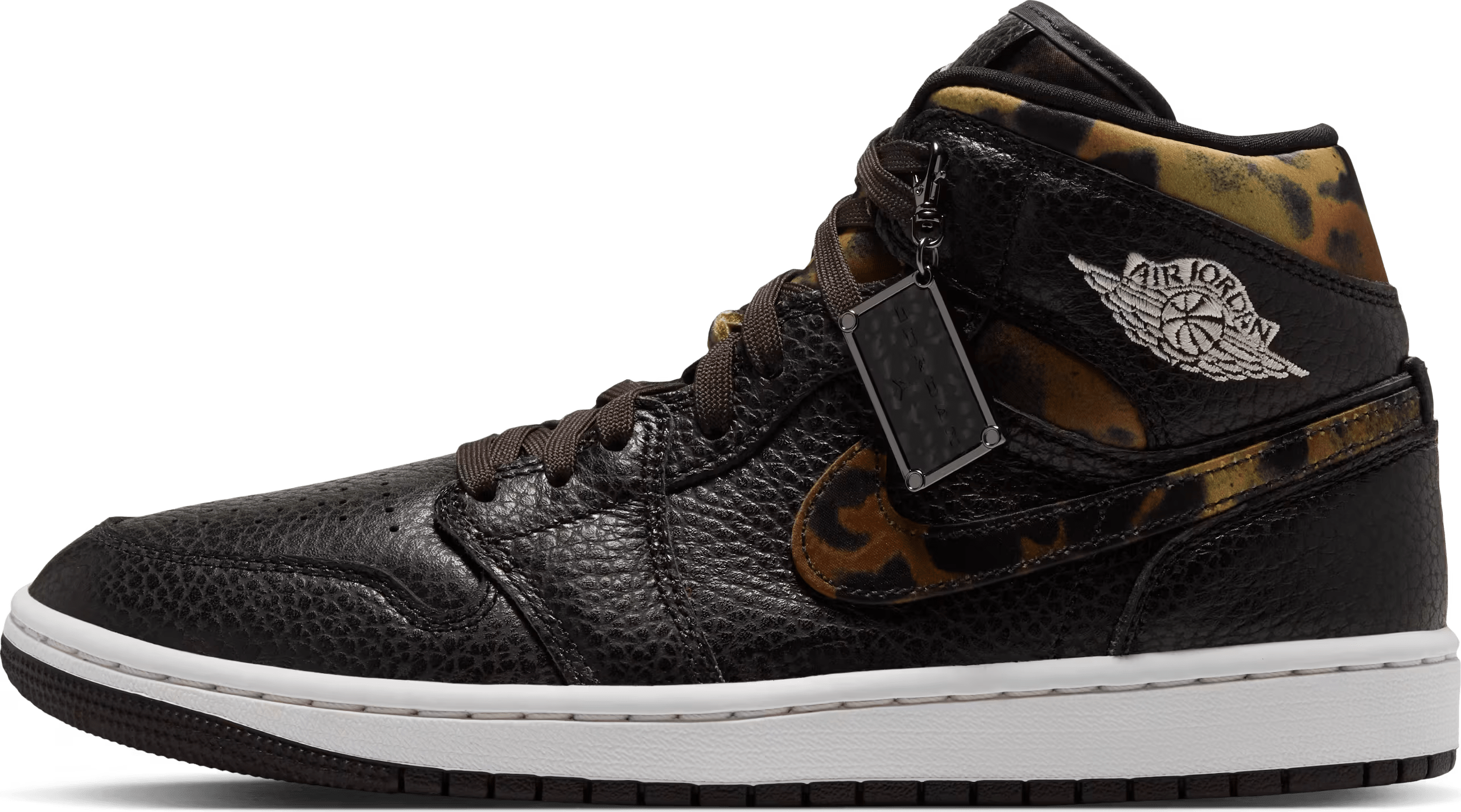 Air Jordan 1 Mid SE Wmns "Velvet Brown Leopard"