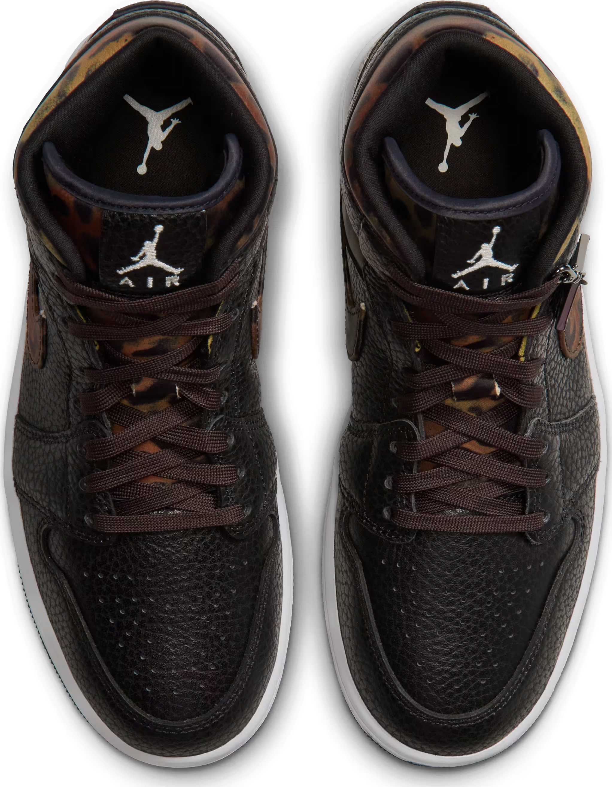 Air Jordan 1 Mid SE Wmns "Velvet Brown Leopard"