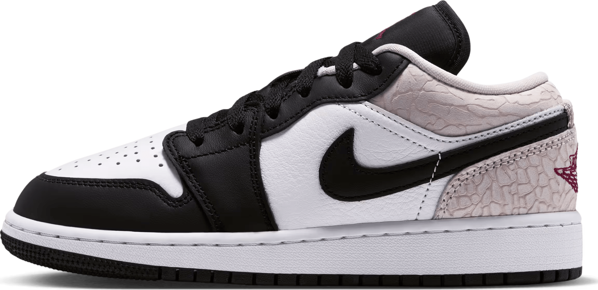 Air Jordan 1 Low SE GS "Light Orewood Brown Team Red"
