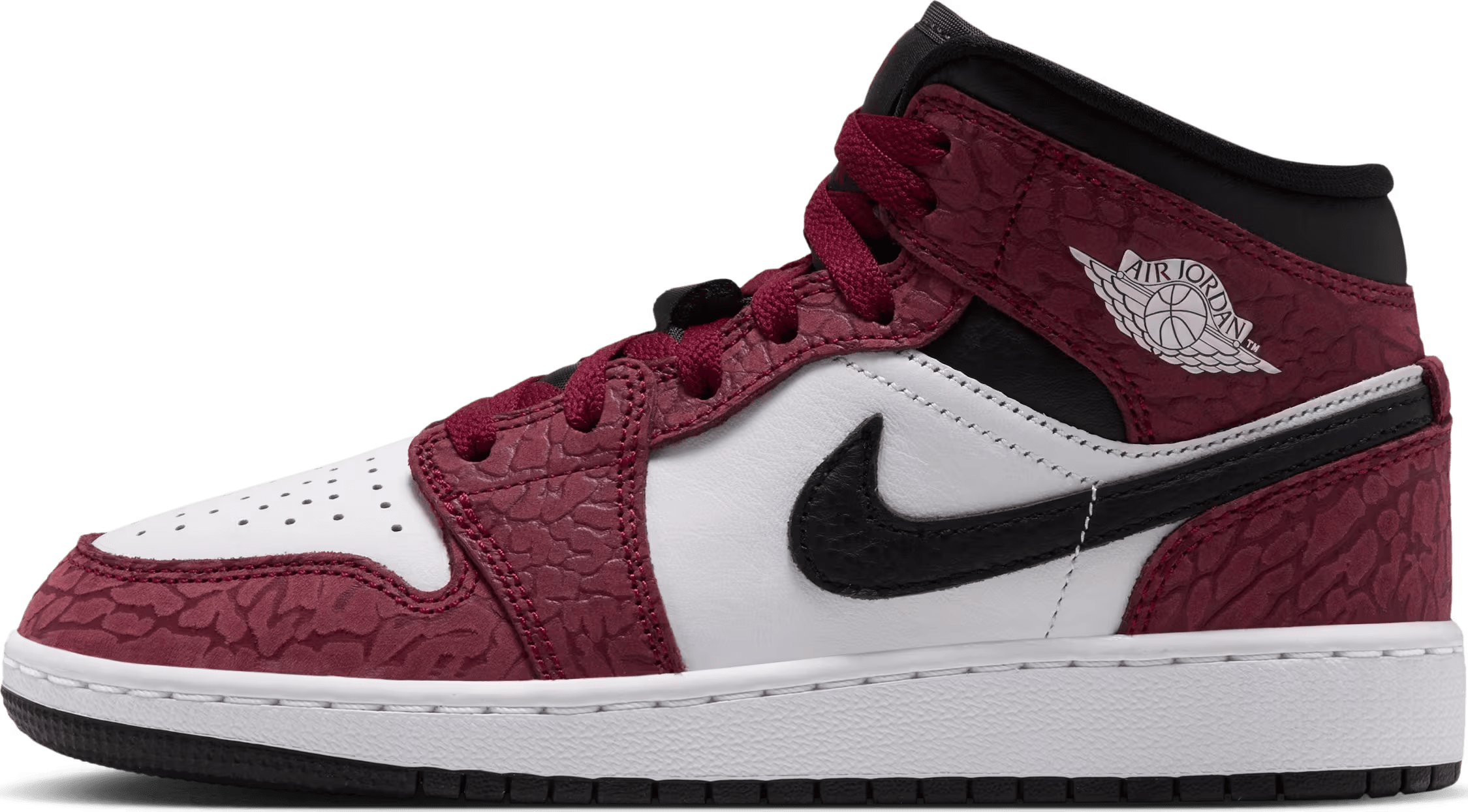 Air Jordan 1 Mid SE GS "Dark Team Red"