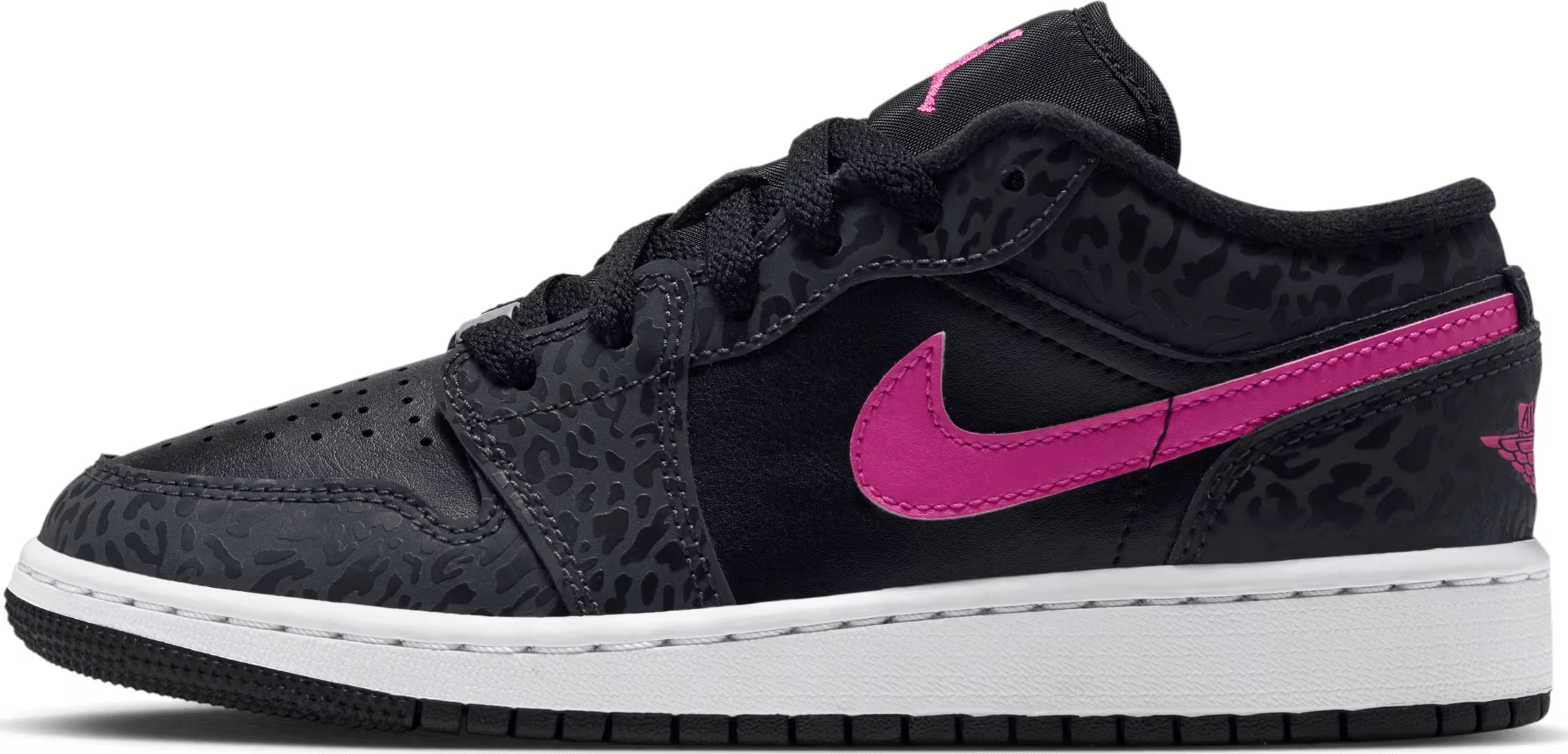 Air Jordan 1 Low SE GS "Black Laser Fuchsia"
