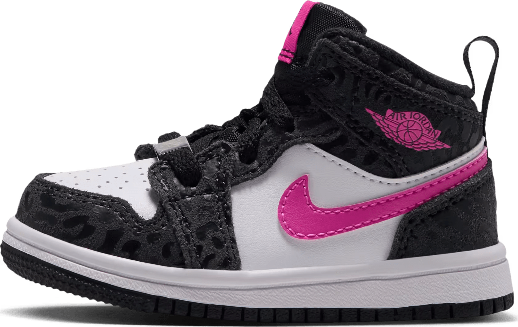 Air Jordan 1 Mid SE TD "Black Laser Fuchsia"