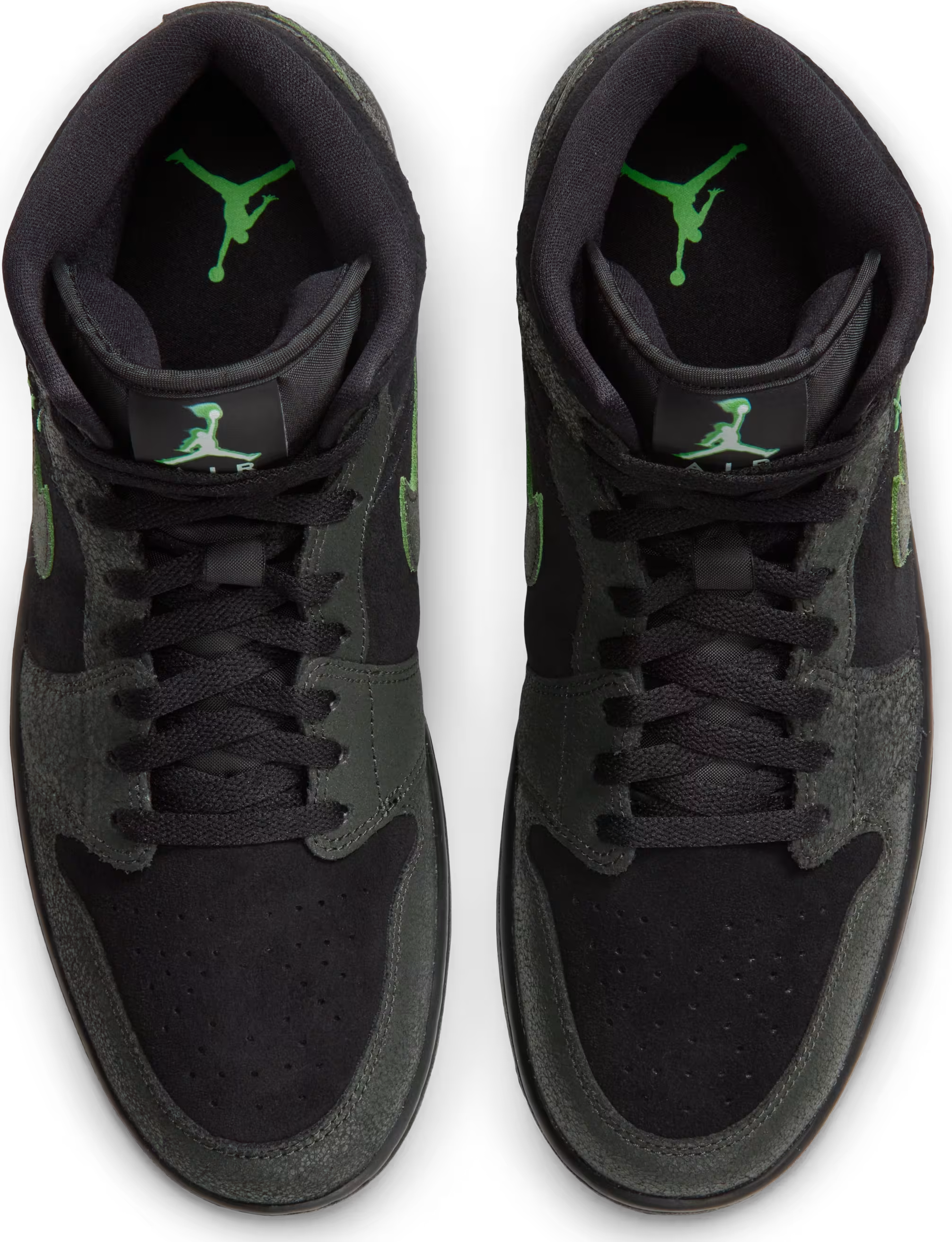 Air Jordan 1 Mid SE "Black Scream Green"