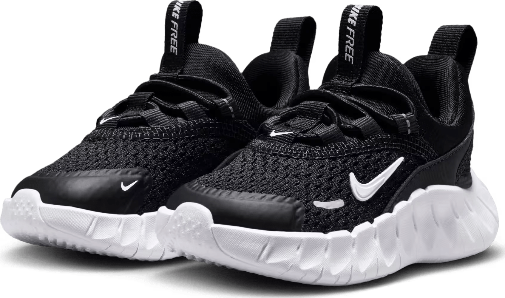 Nike Free Ride Black White (TD)