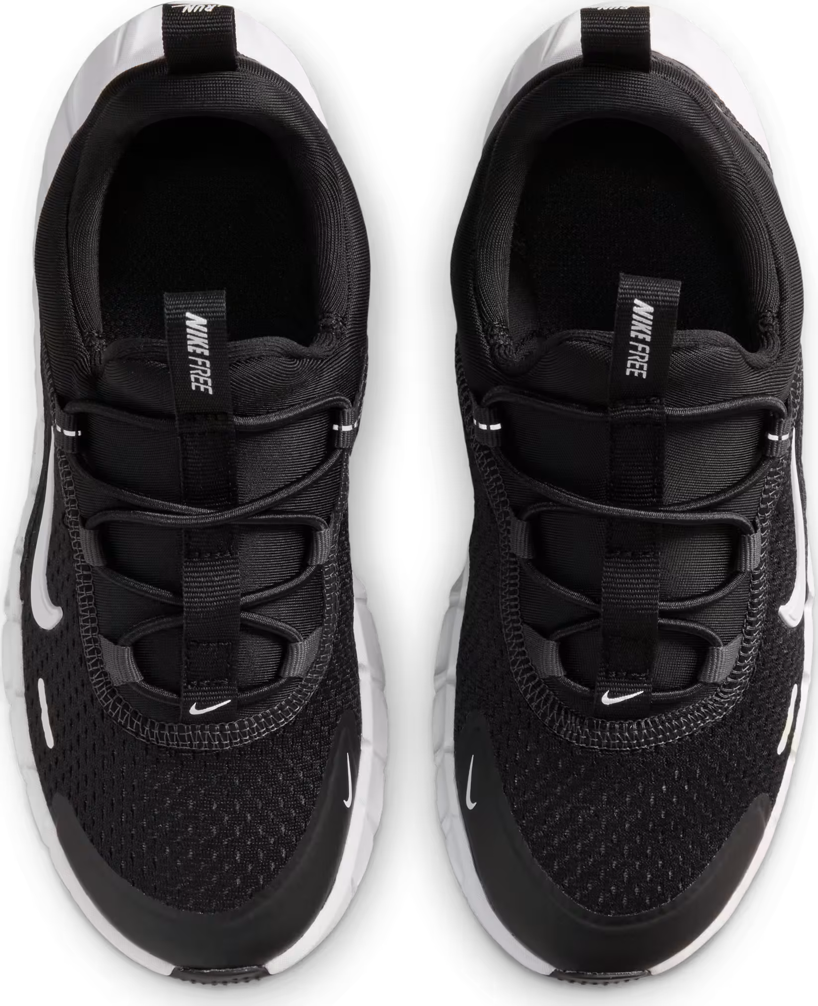 Nike Free Ride Black White (PS)