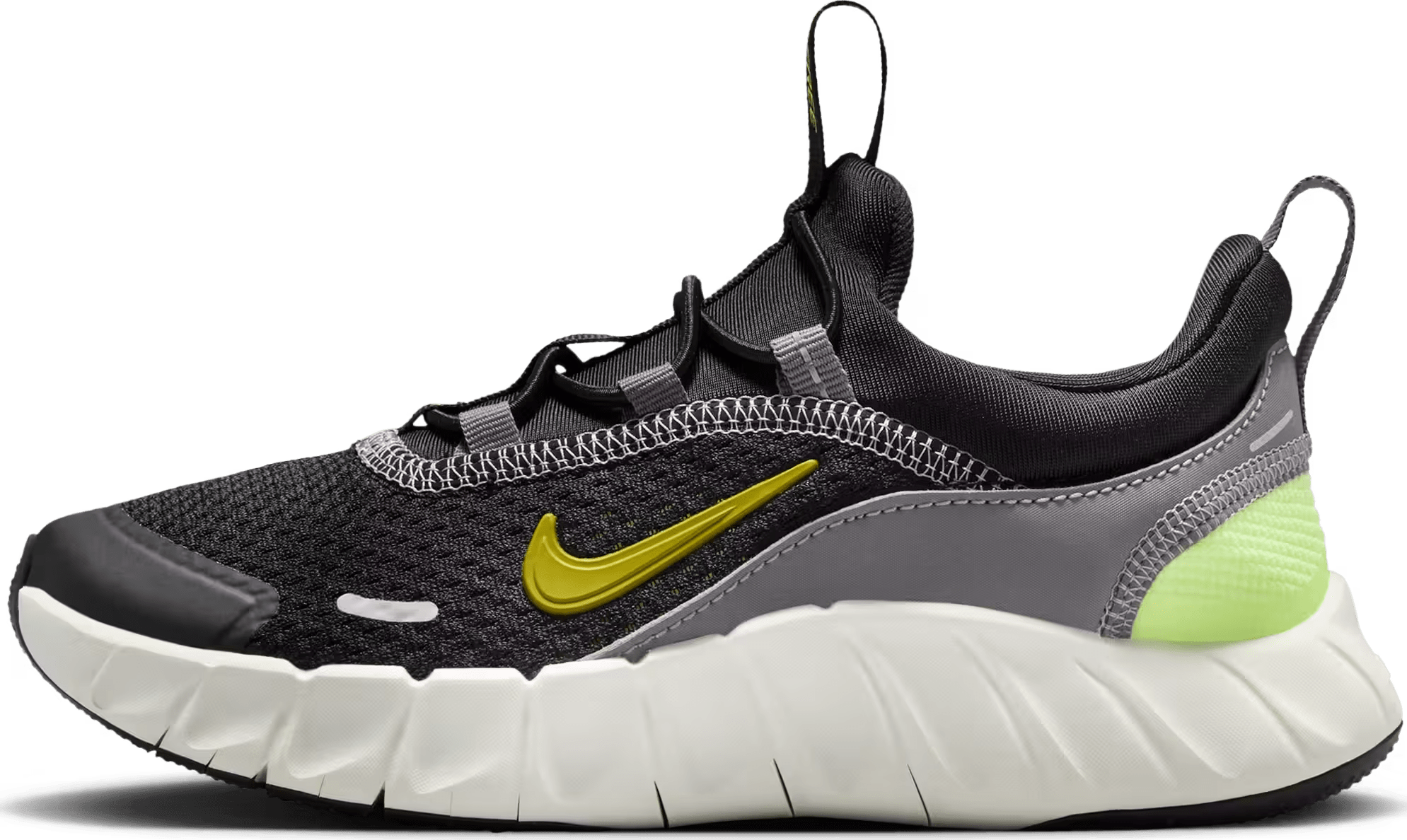 Nike Free Ride Black Volt Ice Saffron Quartz (PS)