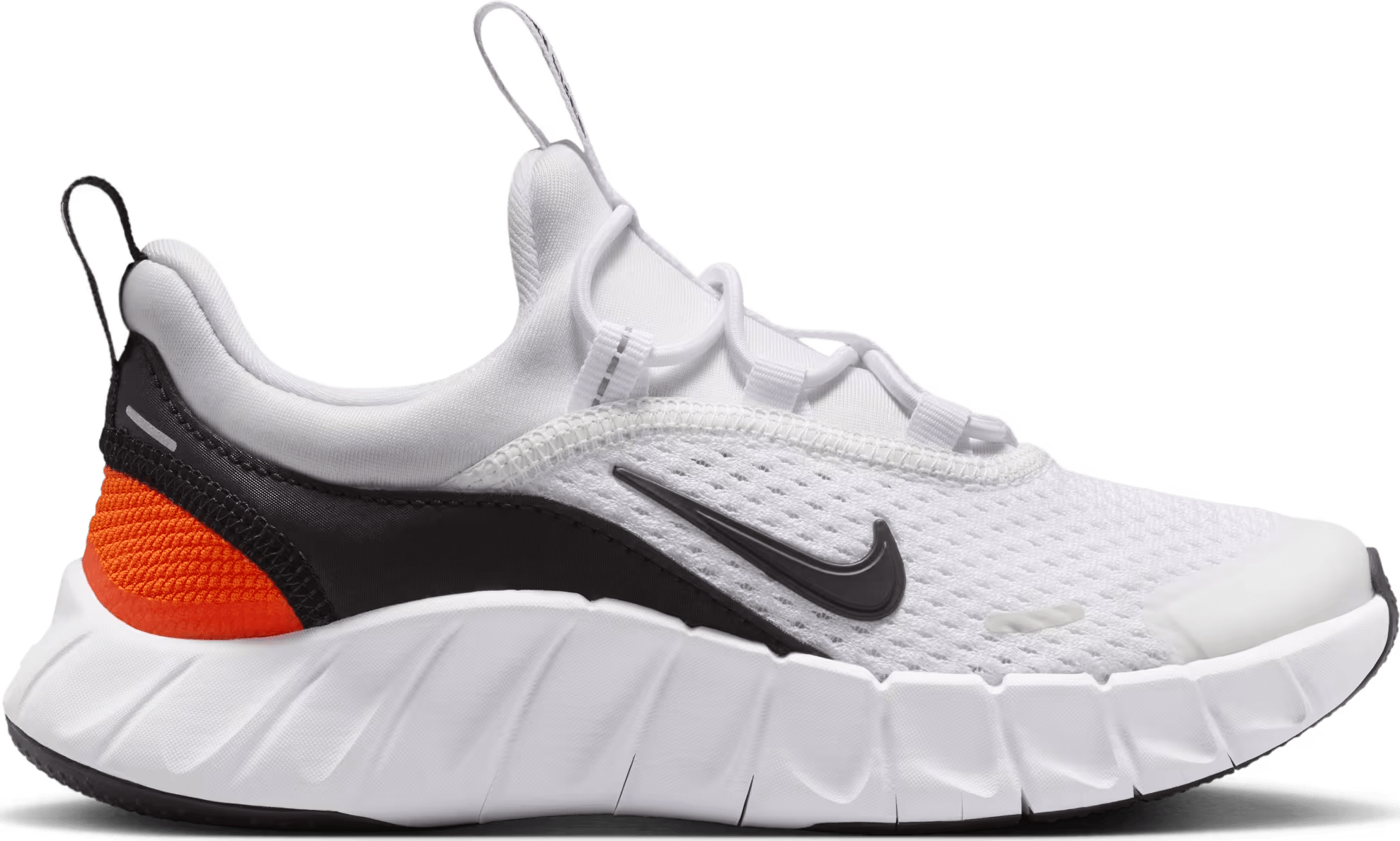 Nike Free Ride White Safety Orange Black (PS)