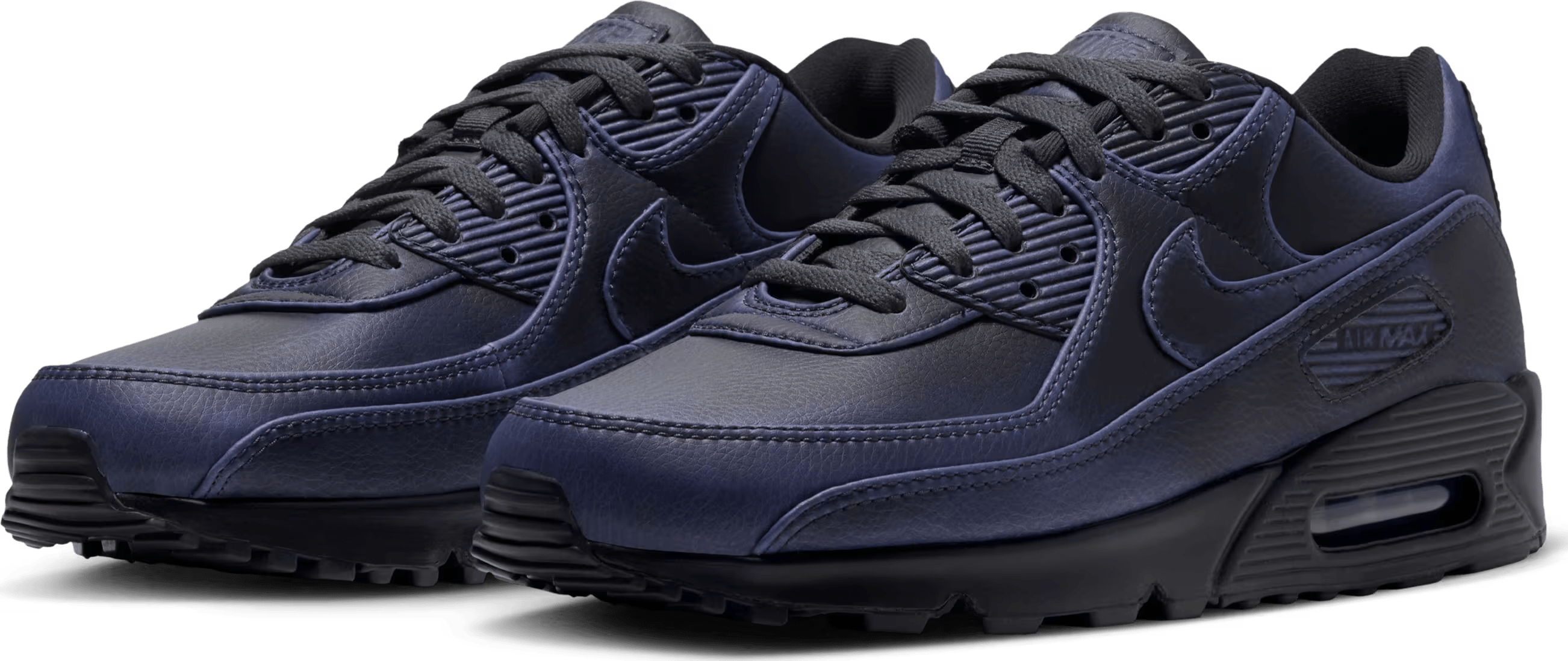 Nike Air Max 90 Premium "Dark Smoke Grey University Blue"