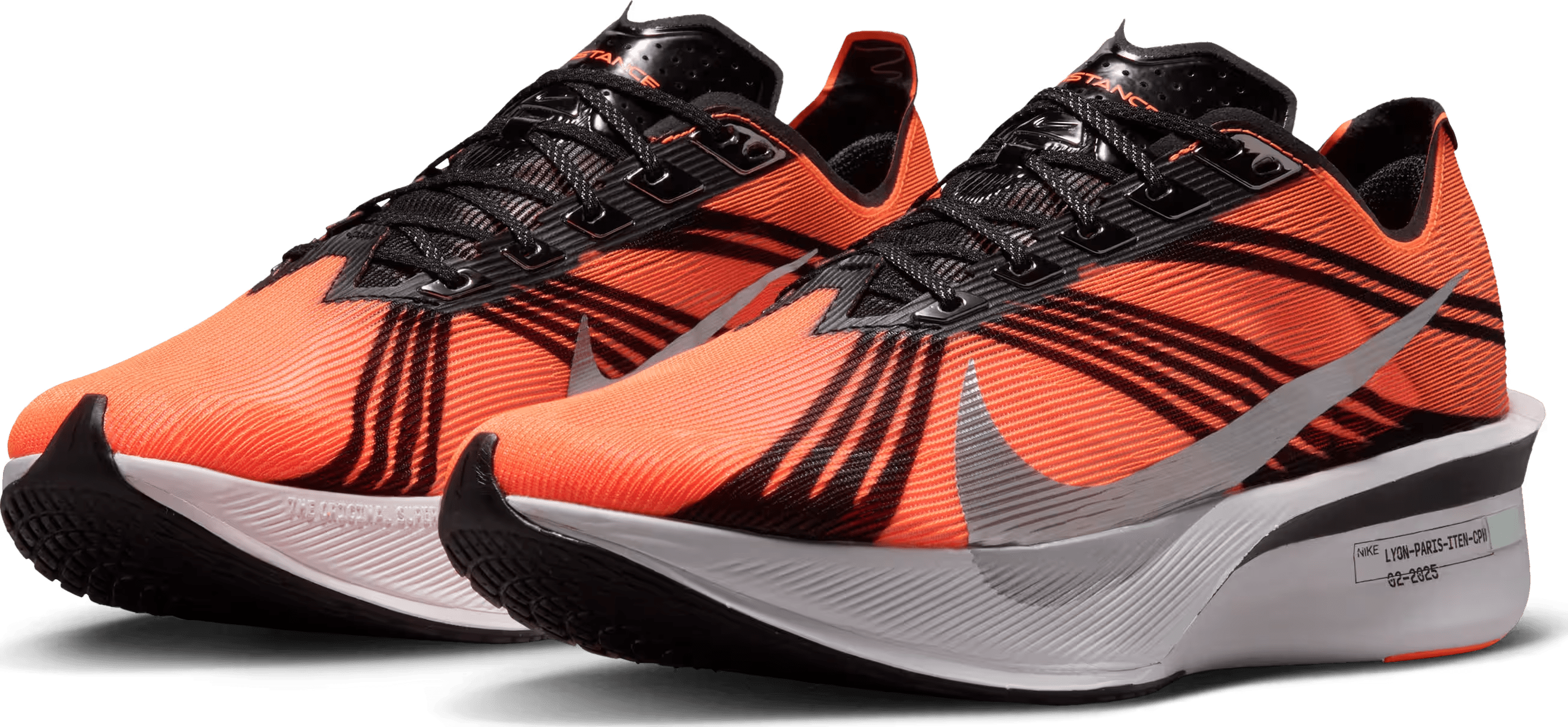 Vaporfly 4 x DISTANCE "Total Orange Black"
