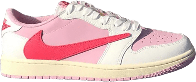 Travis Scott x Air Jordan 1 Low OG "Shy Pink University Red"