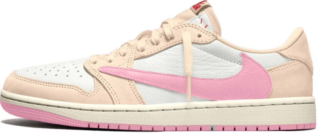 Travis Scott x Air Jordan 1 Low OG SP "Shy Pink"