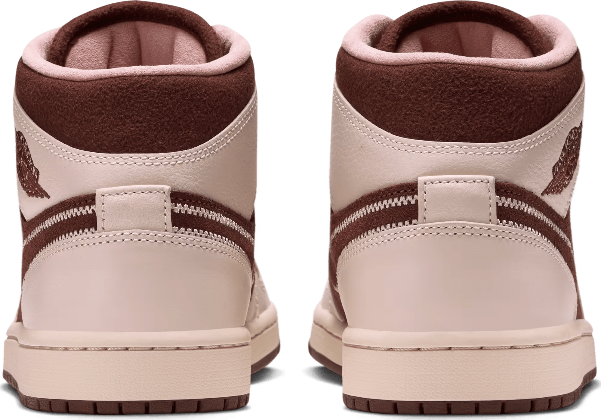 Air Jordan 1 Mid "Cacao Wow Rust Pink"