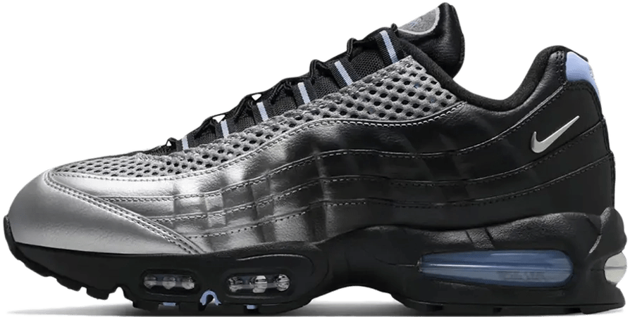 Palace x Nike Air Max 95 Big Bubble "Metallic Silver"